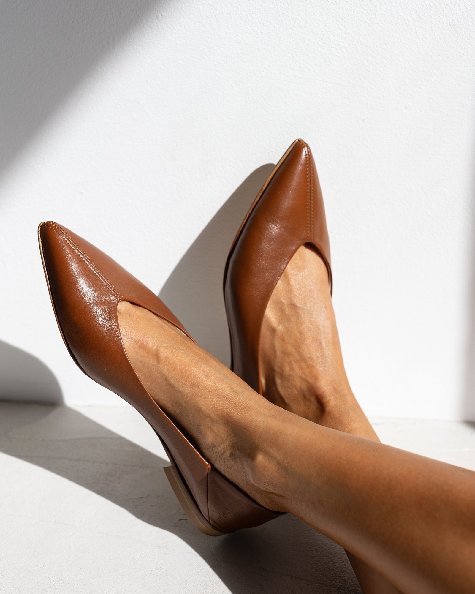 Коричневые балетки из натуральной кожи - Image 5 of 5