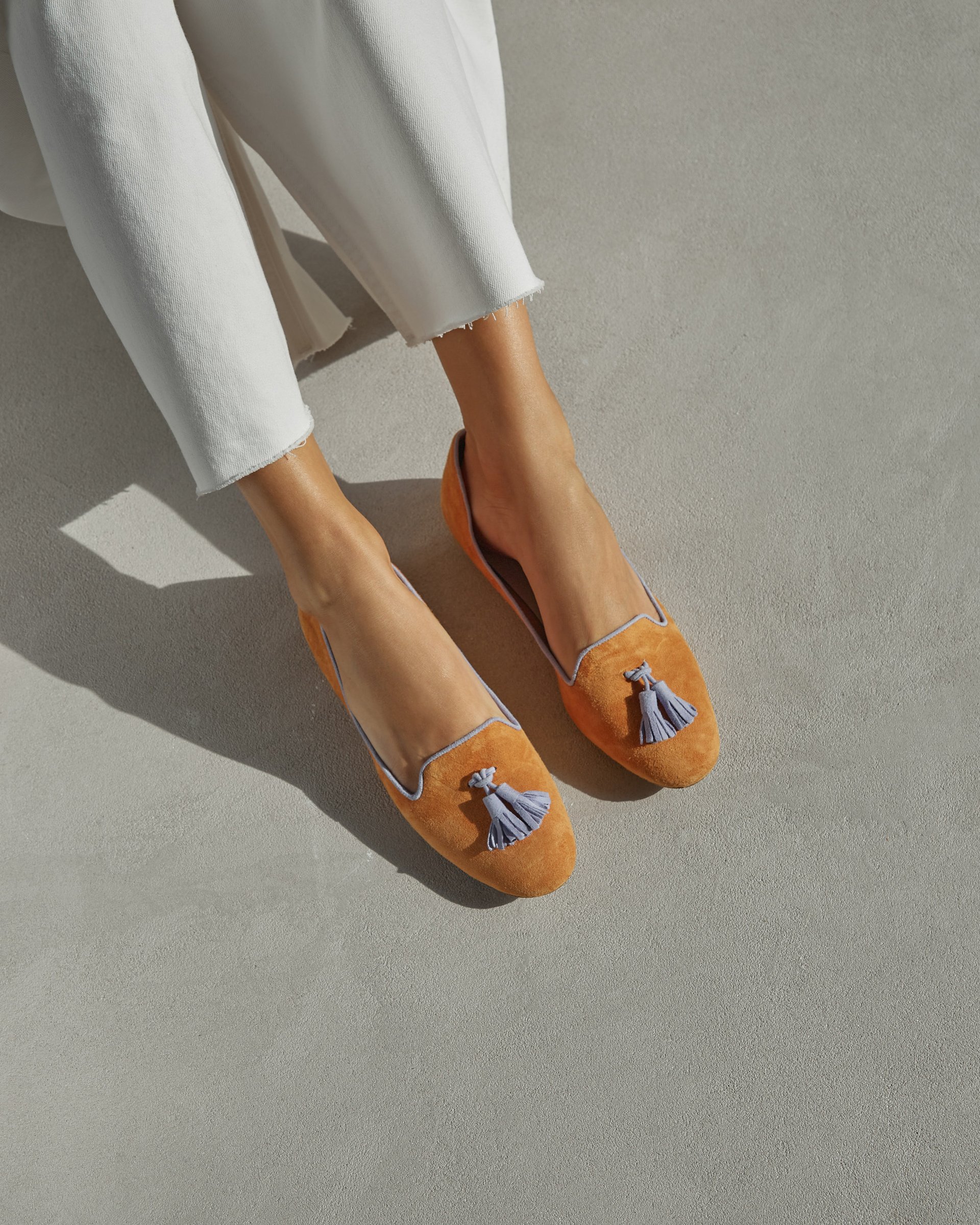 Оранжевые замшевые лоферы - Image 5 of 6