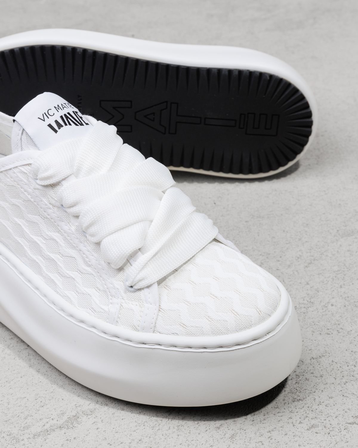 Белые текстильные кеды - Image 4 of 4