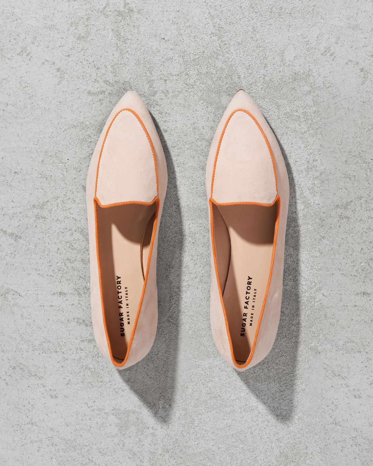 Светло-бежевые замшевые лоферы - Image 2 of 4