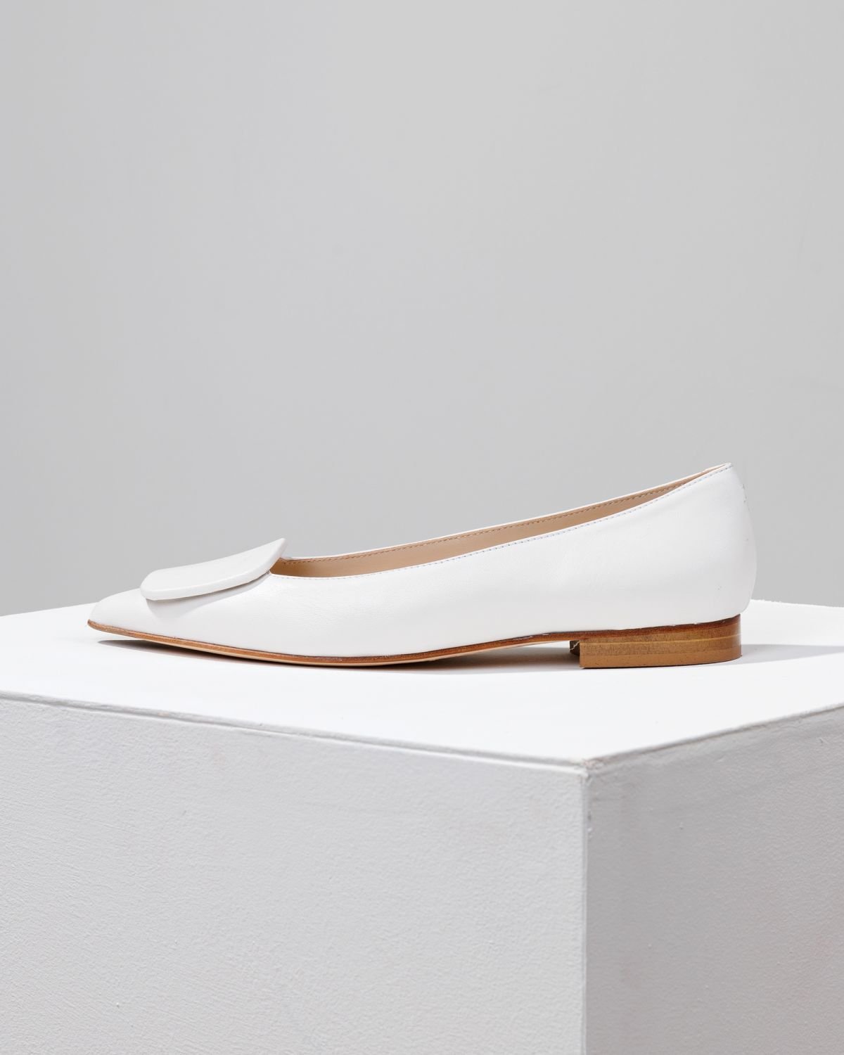 Белые кожаные туфли - Main image