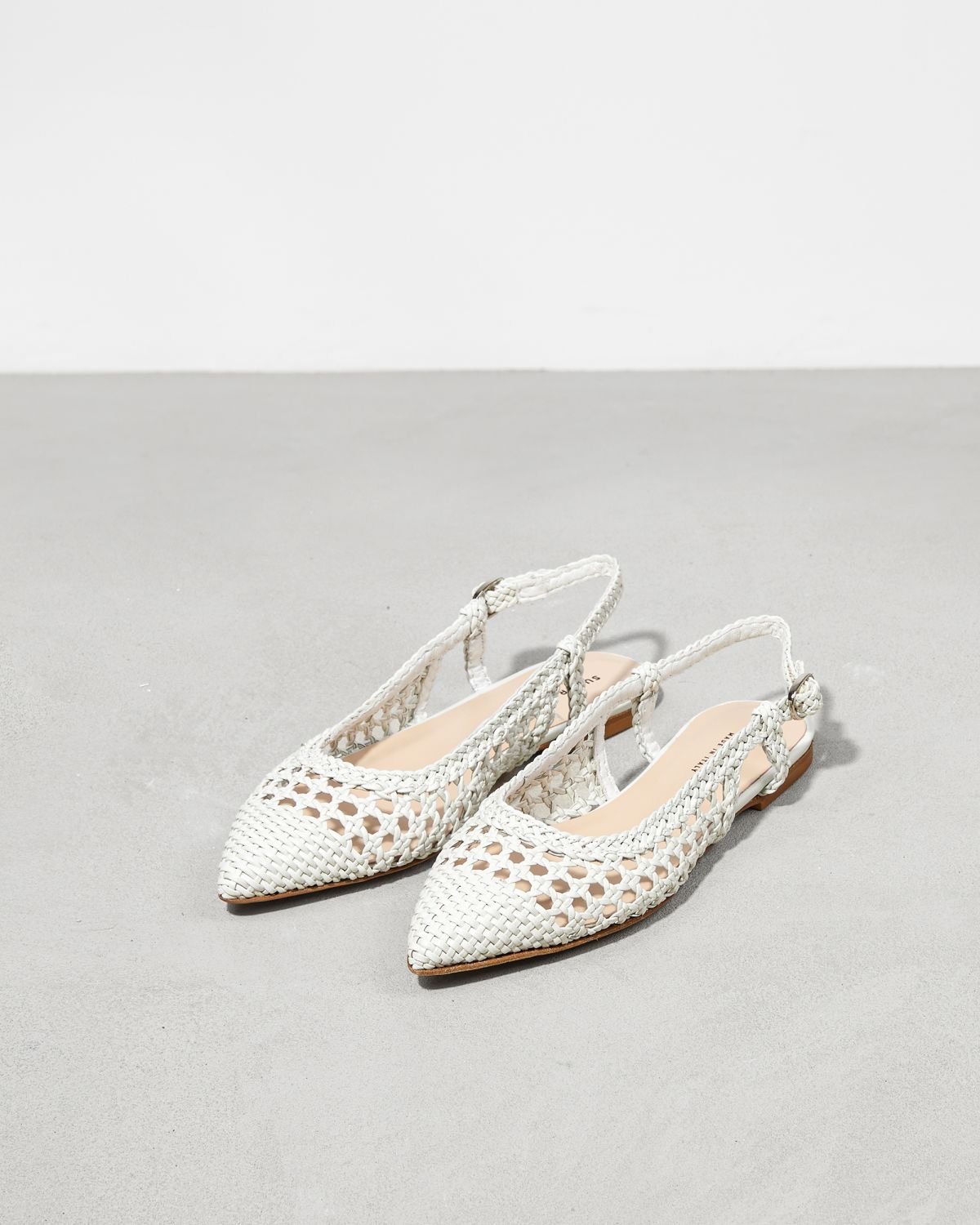 Белые кожаные босоножки - Image 3 of 4