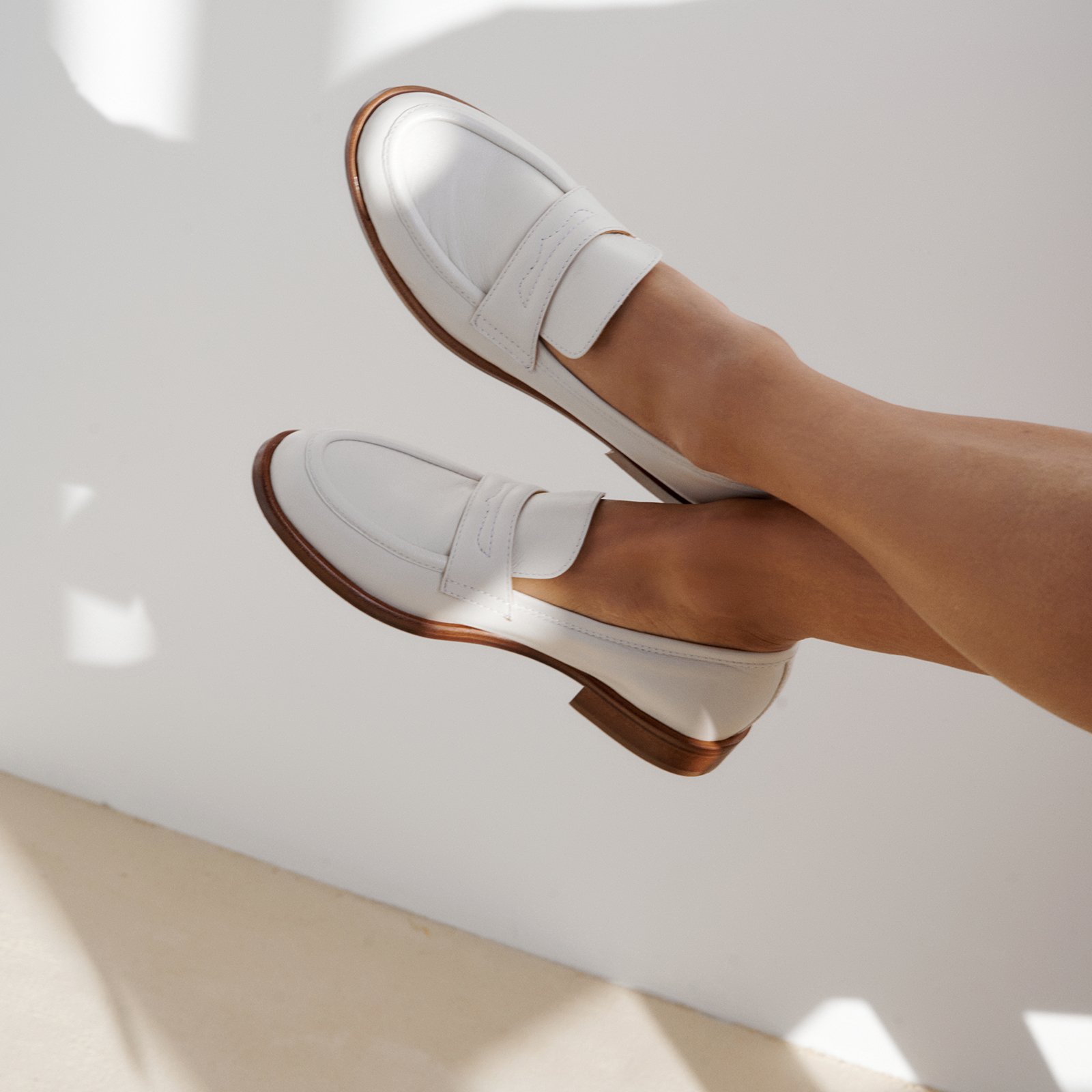 Белые кожаные лоферы - Image 5 of 5