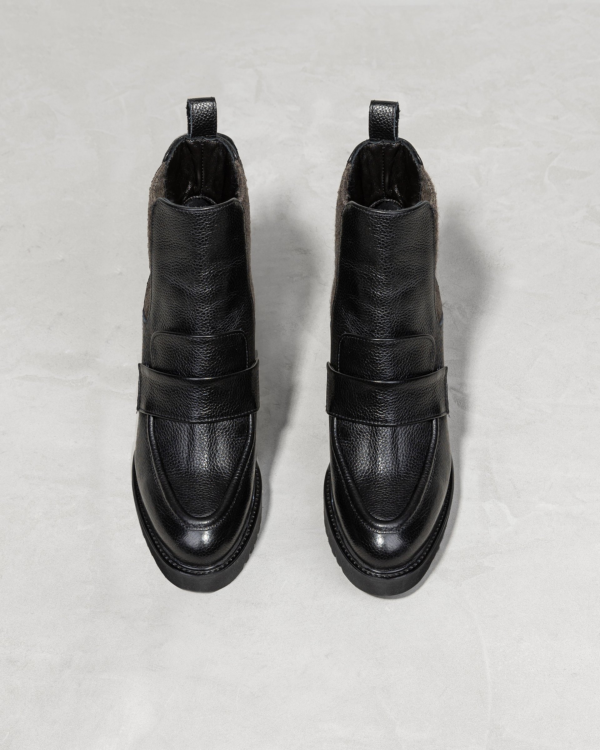 Черные кожаные ботильоны - Image 3 of 5