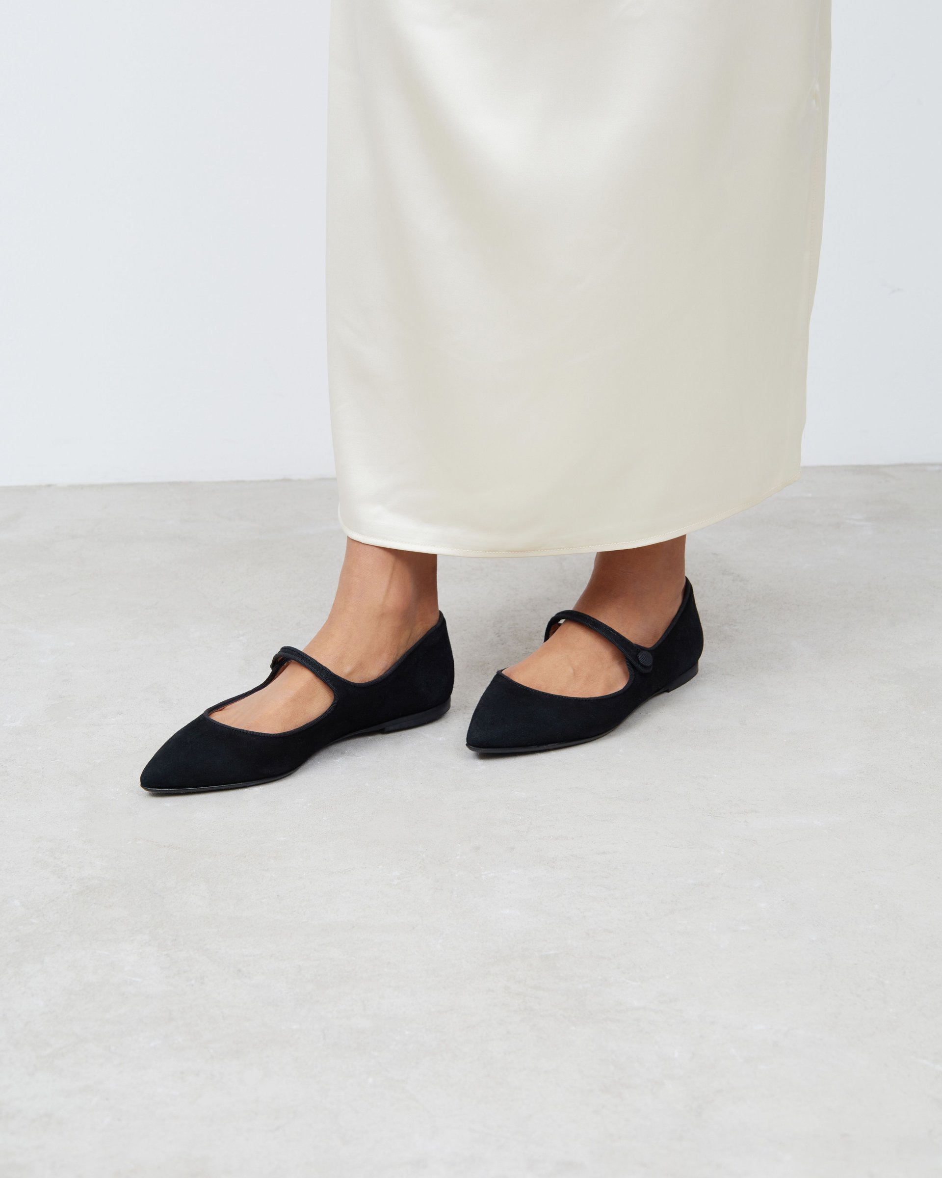 Черные замшевые балетки - Image 7 of 7