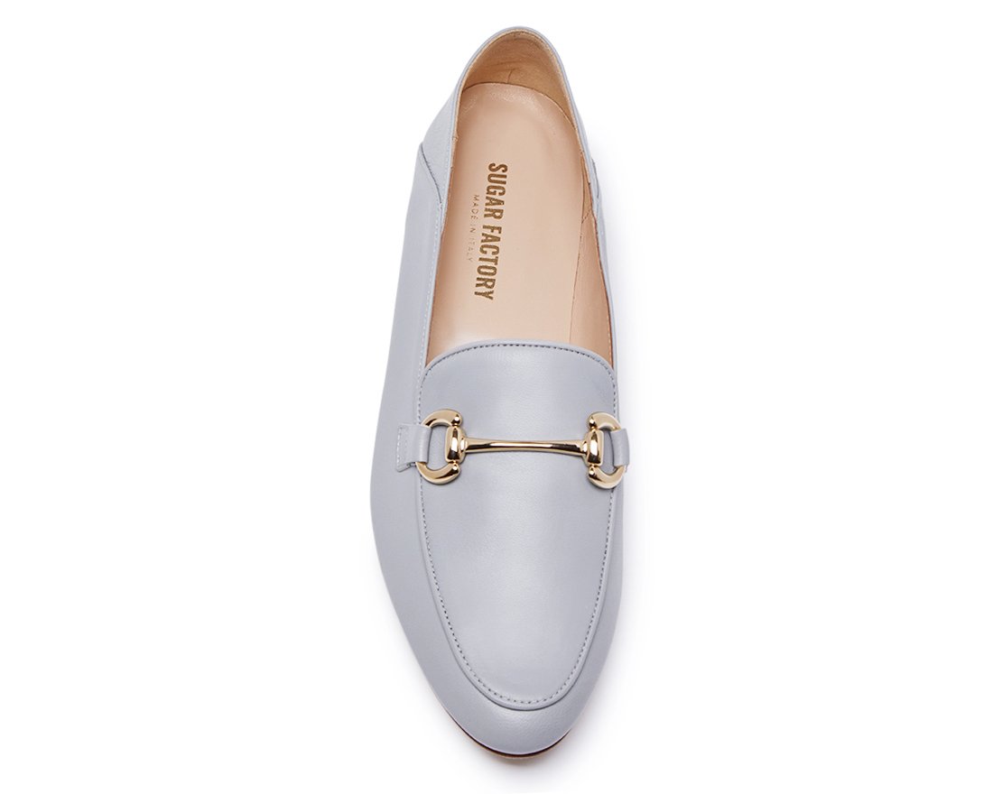 Голубые кожаные лоферы - Image 4 of 4