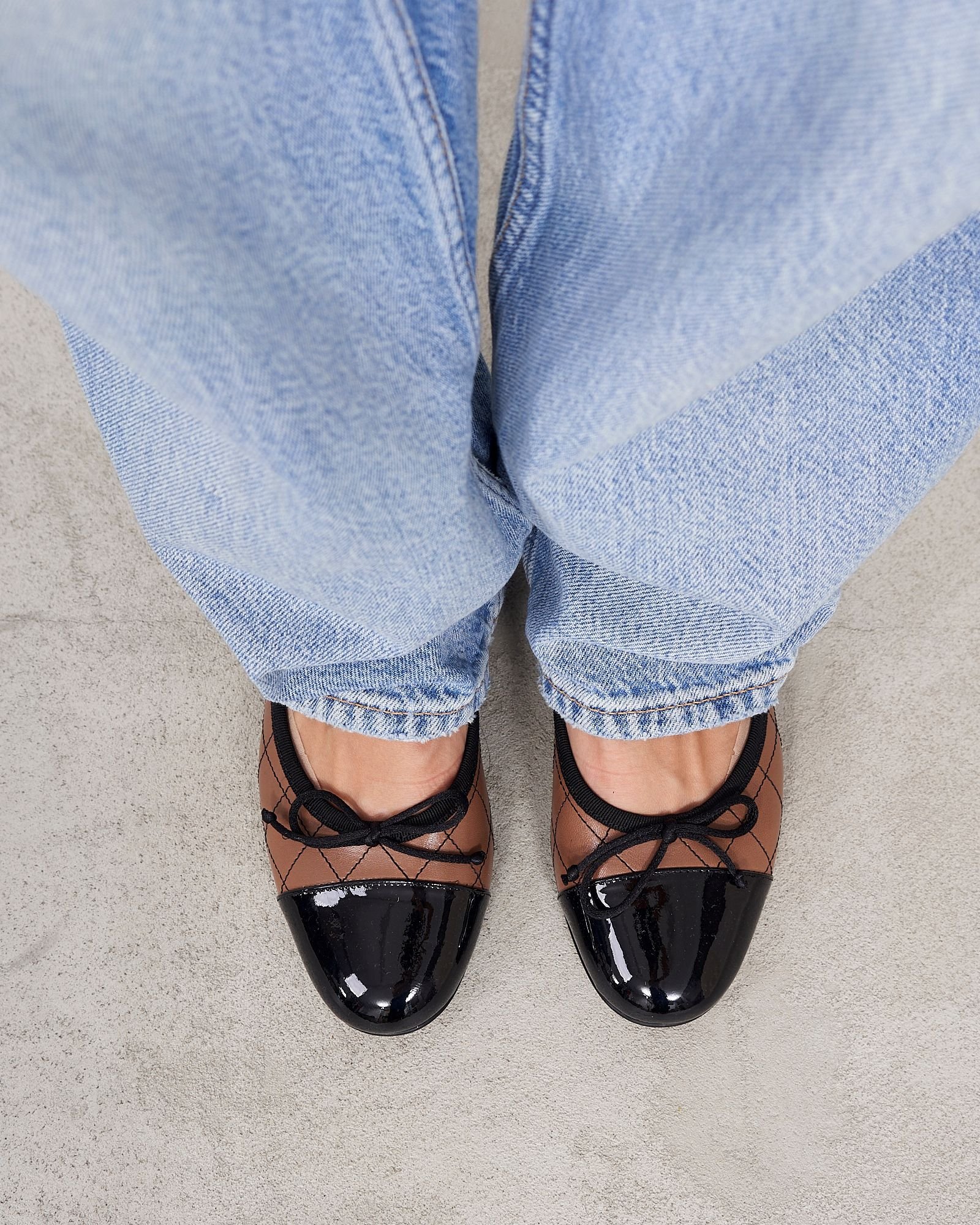 Коричневые кожаные балетки - Image 2 of 6