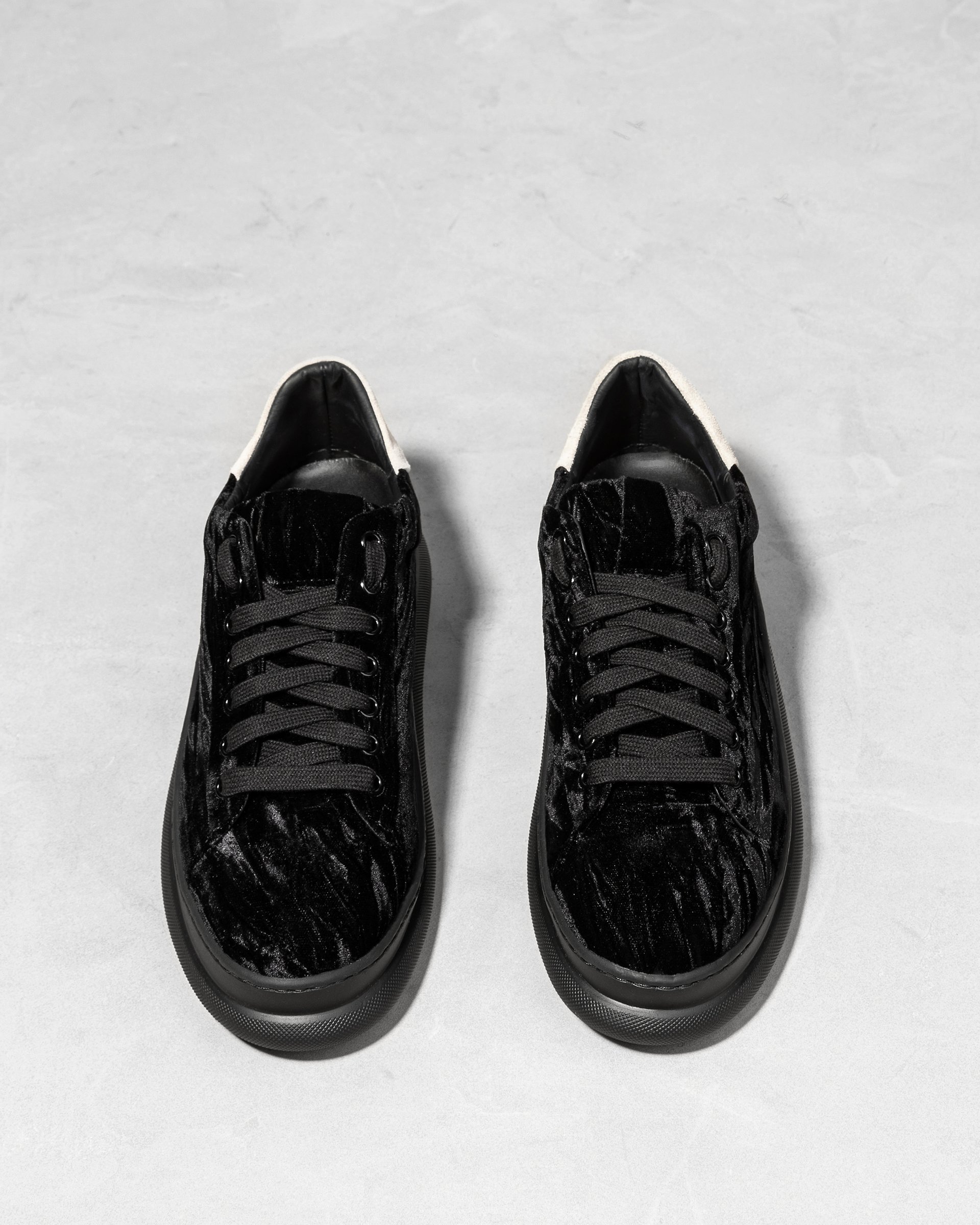 Черные полуботинки из велвета - Image 3 of 4