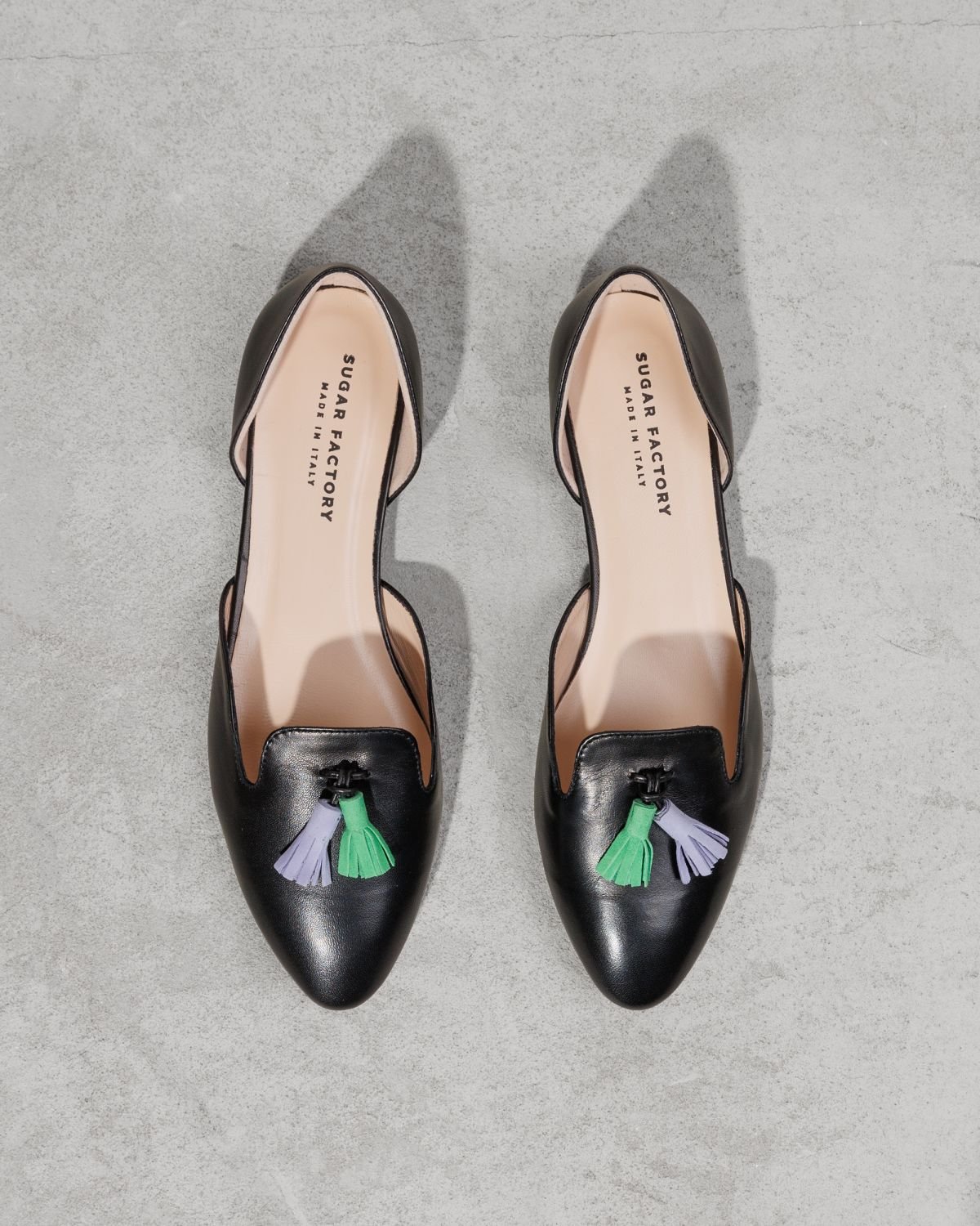 Черные кожаные балетки - Image 2 of 7