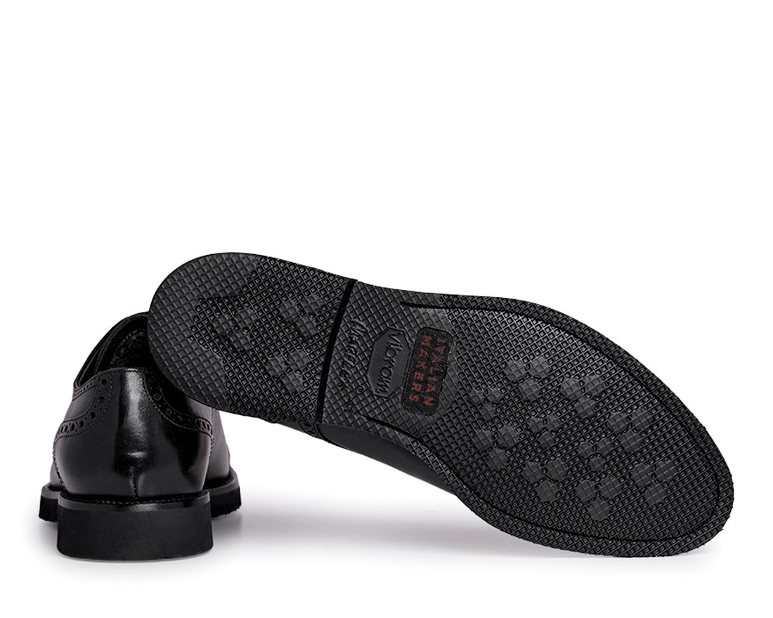 Мужские утепленные черные дерби - Image 4 of 4