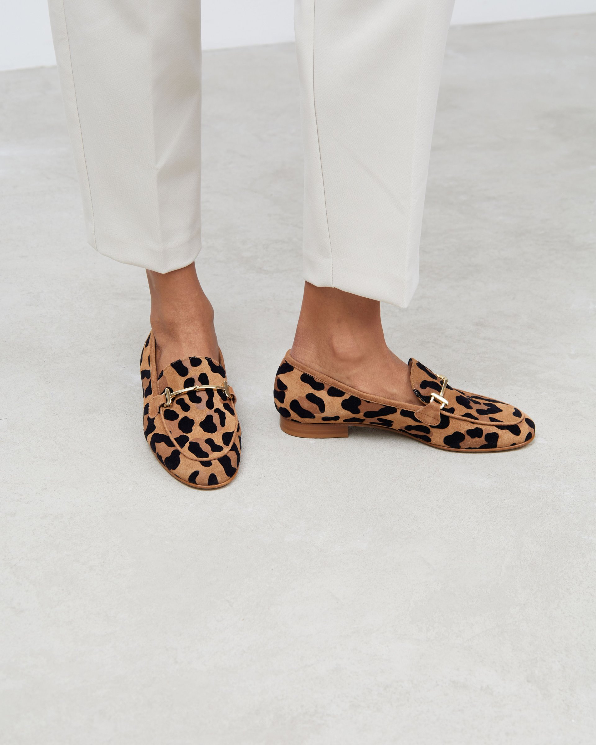 Леопардовые замшевые лоферы - Image 7 of 8