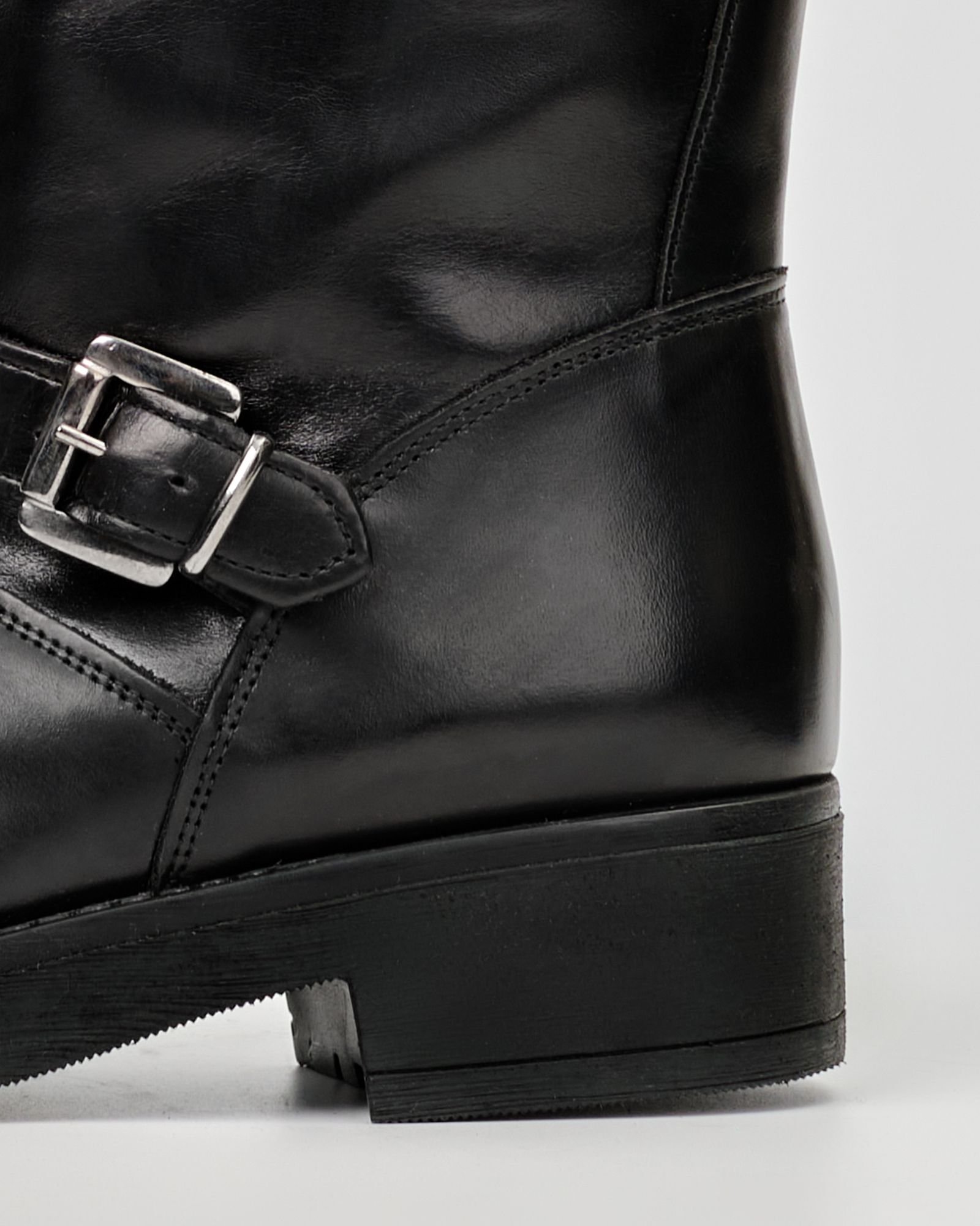 Черные кожаные сапоги - Image 3 of 3