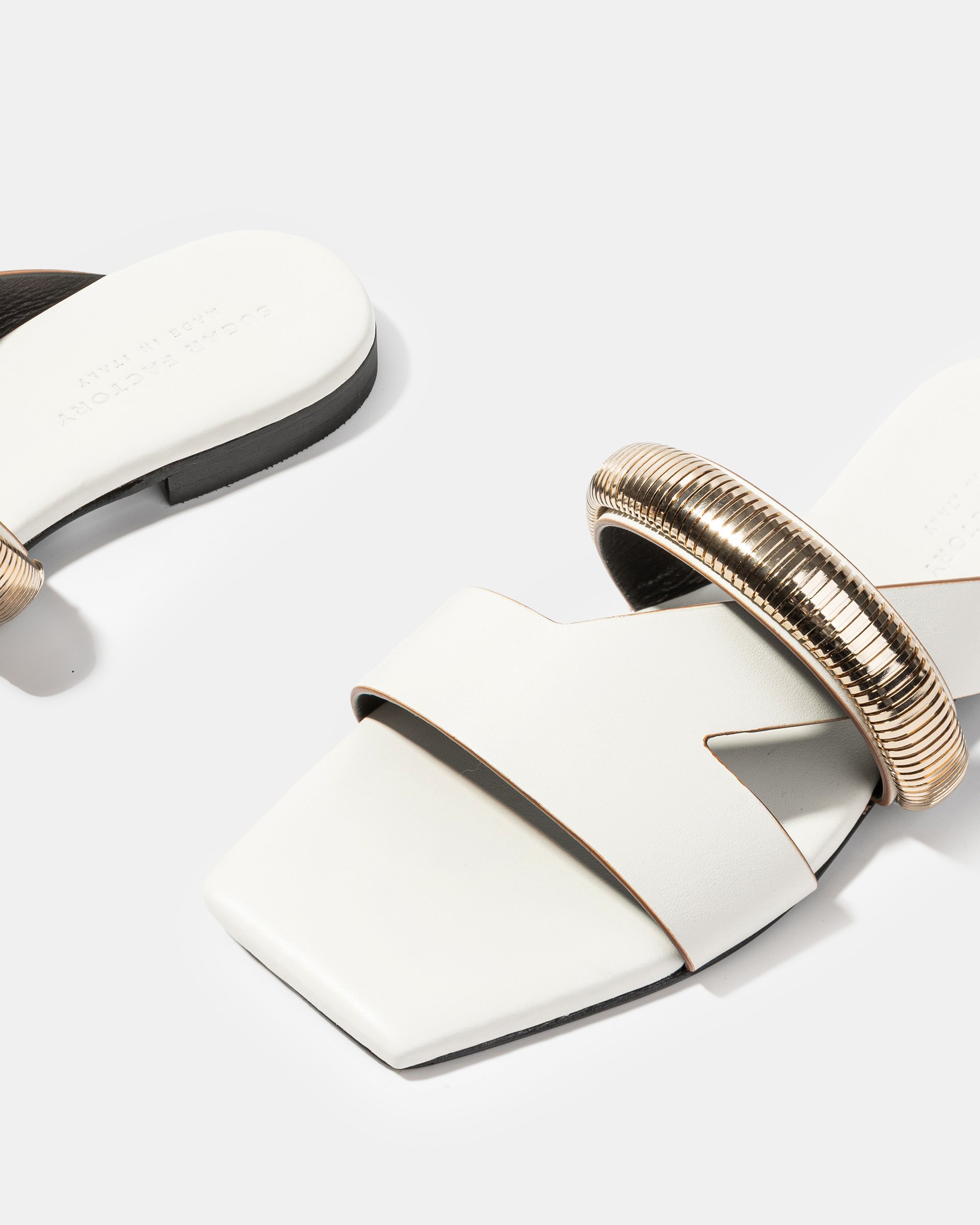 Белые пантолеты из натуральной кожи - Image 4 of 4