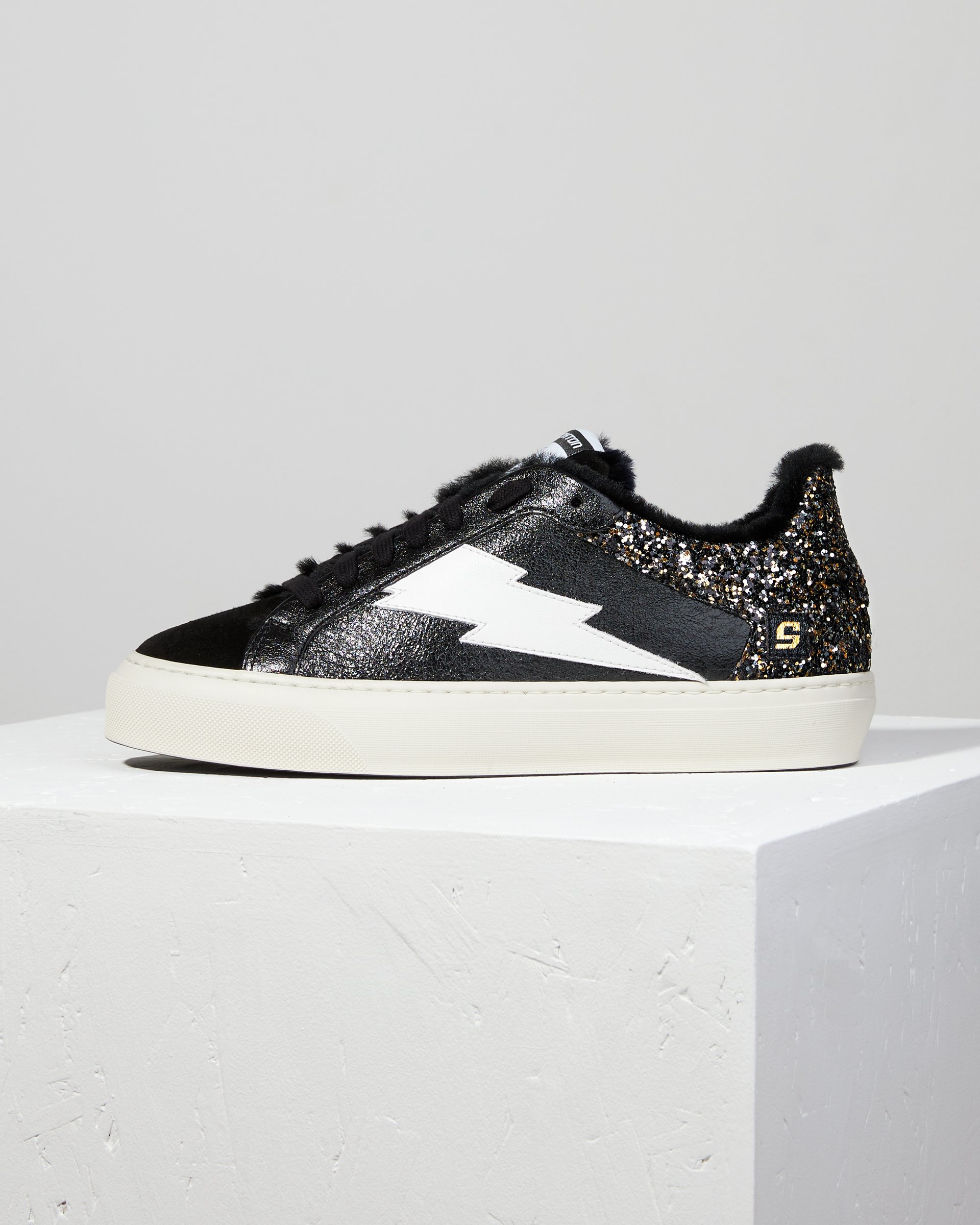 Черные кожаные кеды - Main image