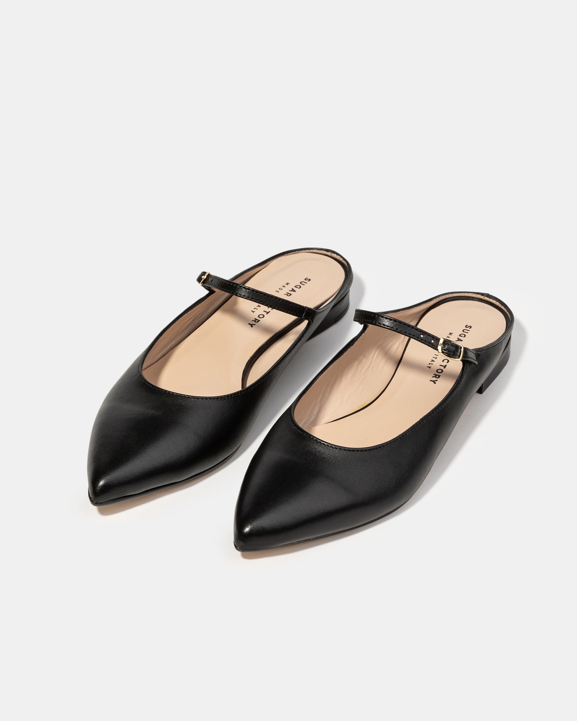 Черные кожаные слиперы - Image 2 of 4