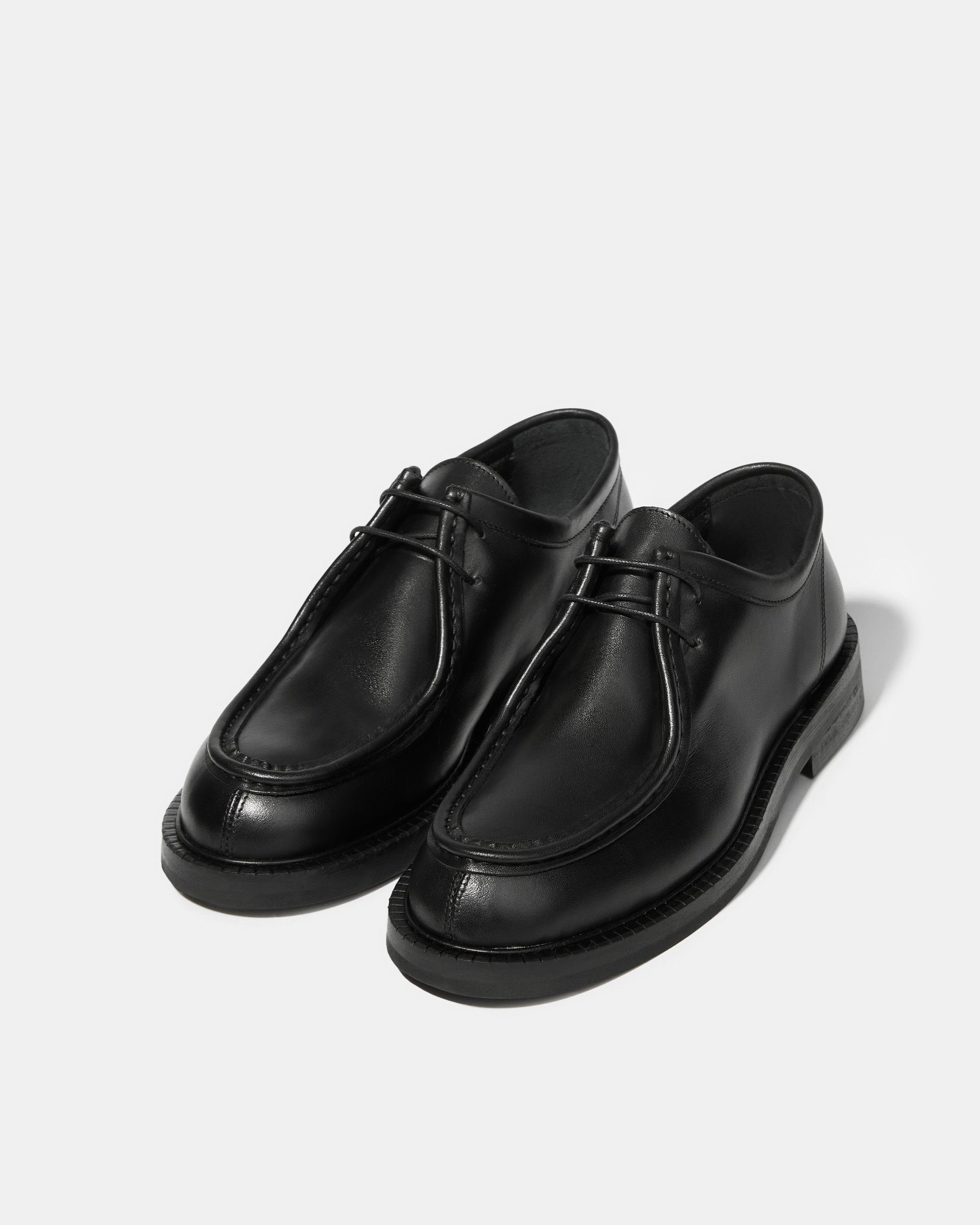 Черные полуботинки из натуральной кожи - Image 2 of 5