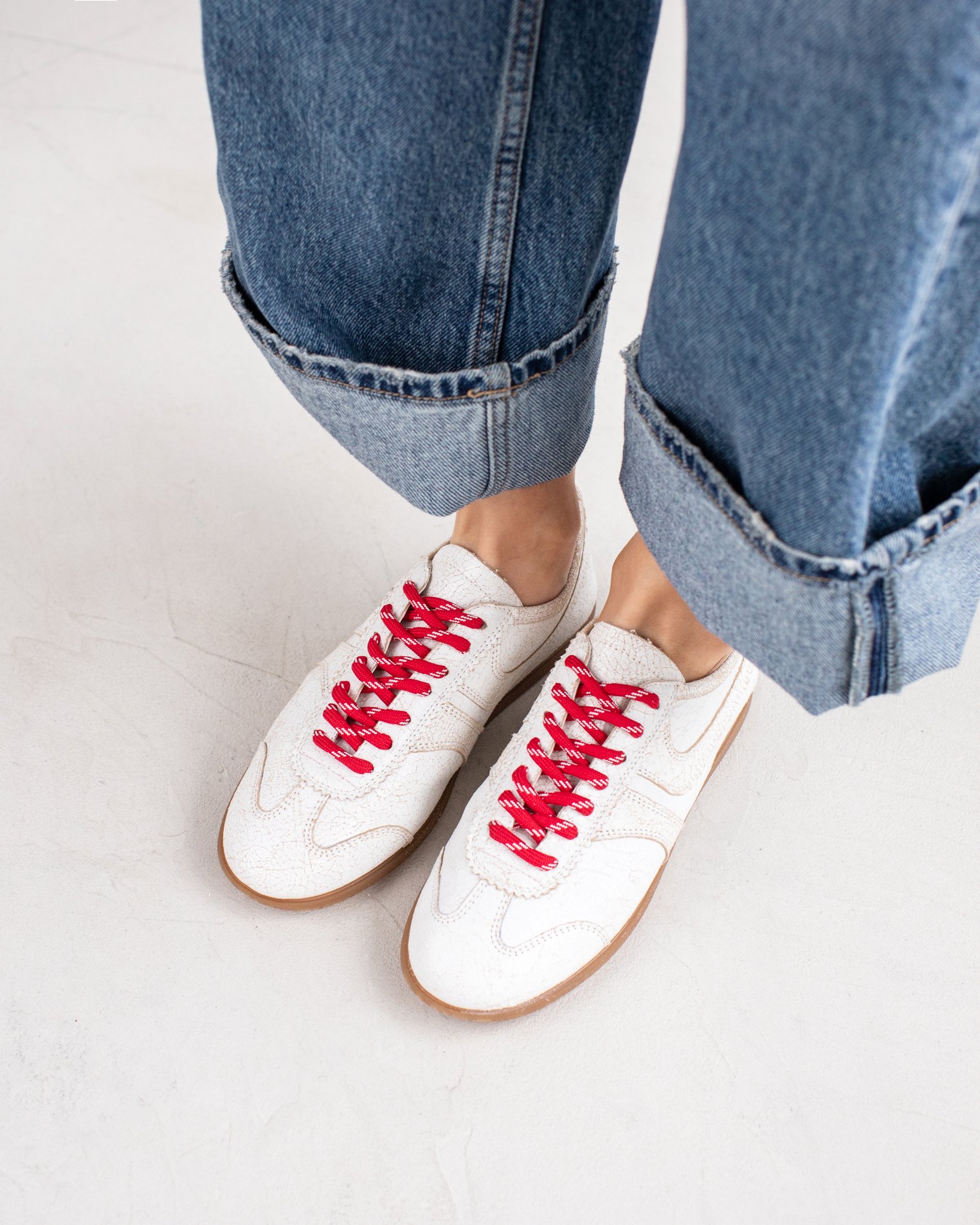 Белые кожаные кеды - Image 5 of 5