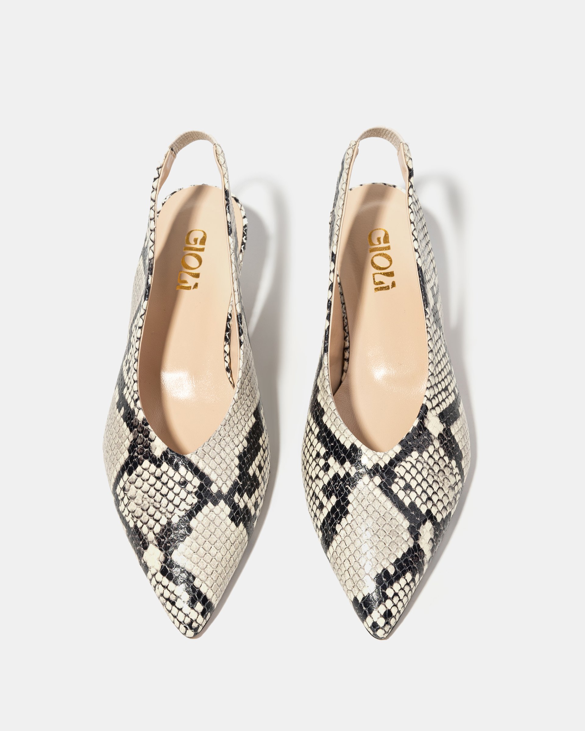 Кожаные туфли с принтом питона - Image 3 of 4
