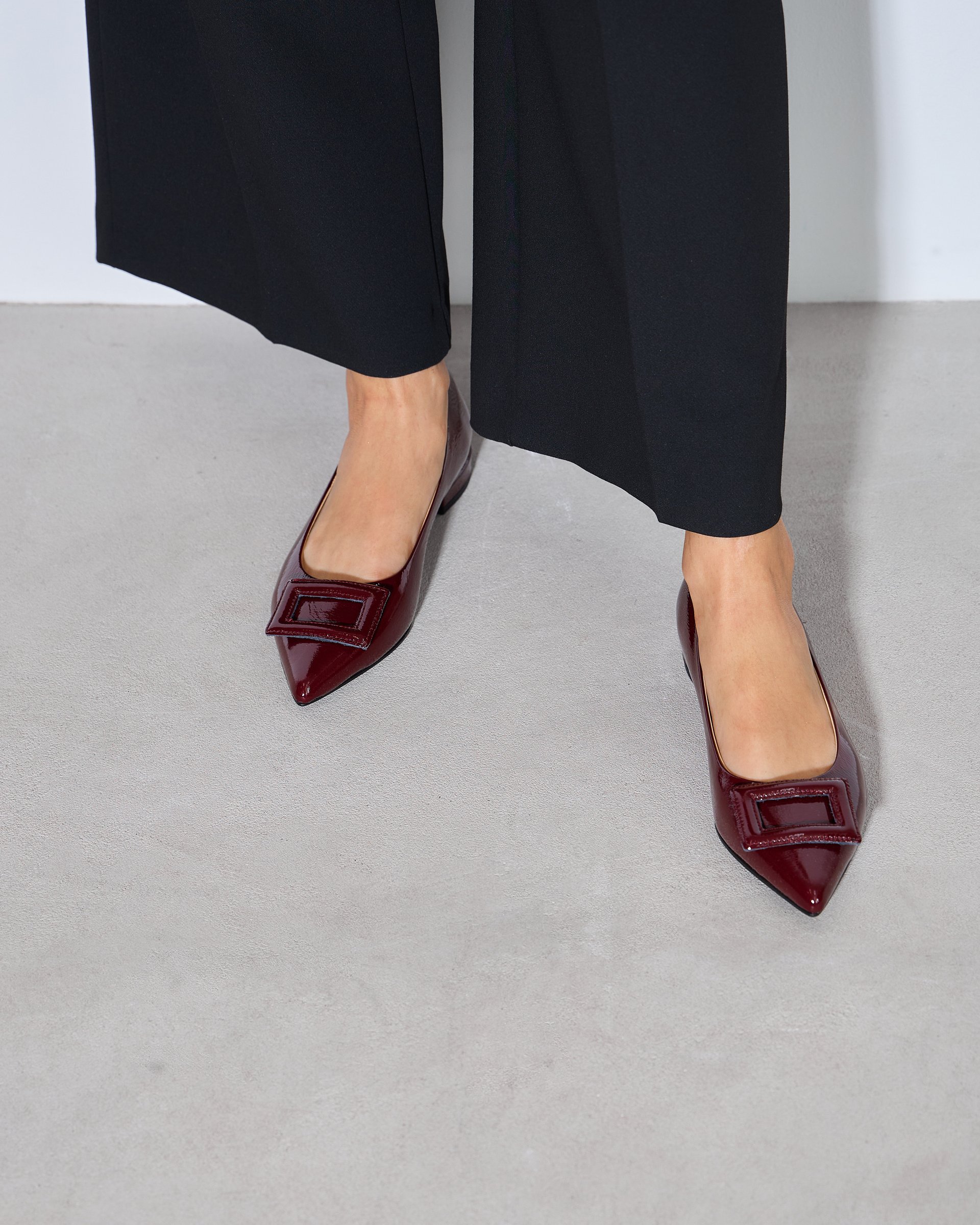 Бордовые лакированные туфли - Image 5 of 7