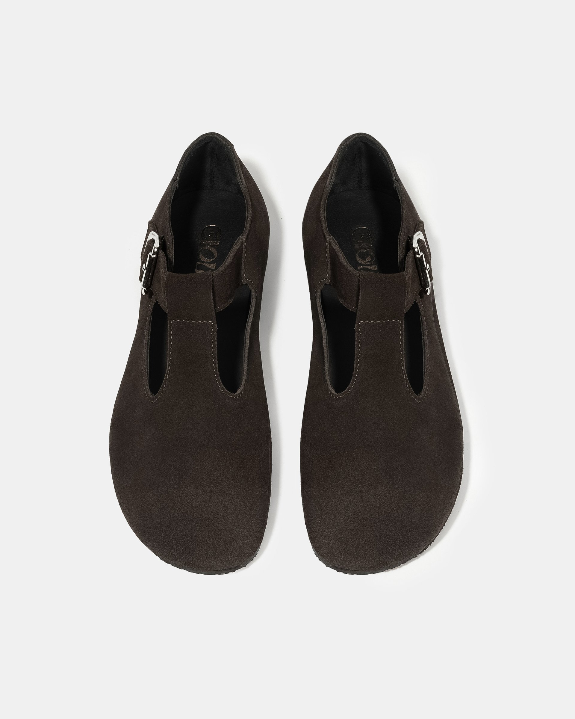 Темно-коричневые замшевые туфли - Image 4 of 5