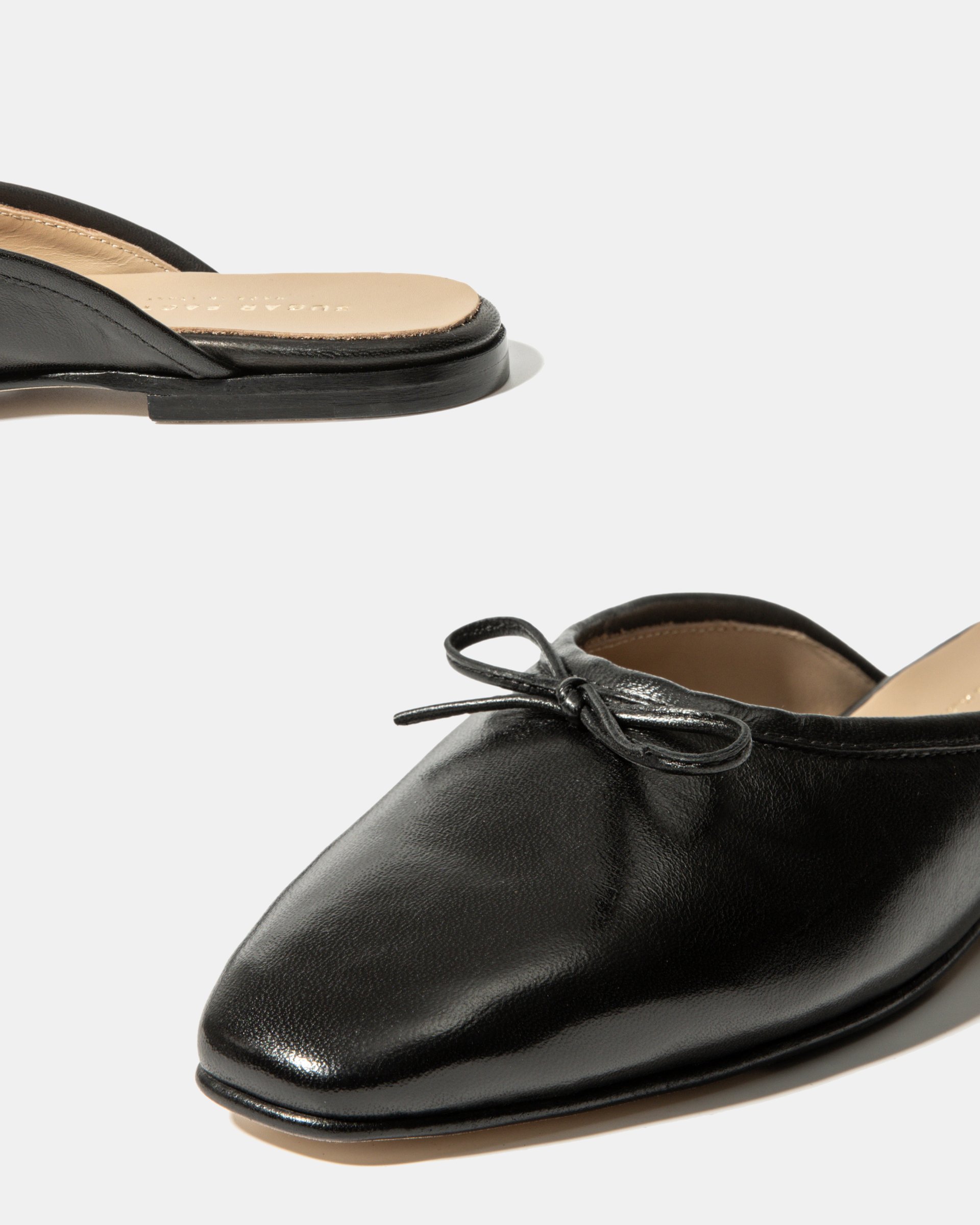 Черные кожаные слиперы - Image 4 of 5