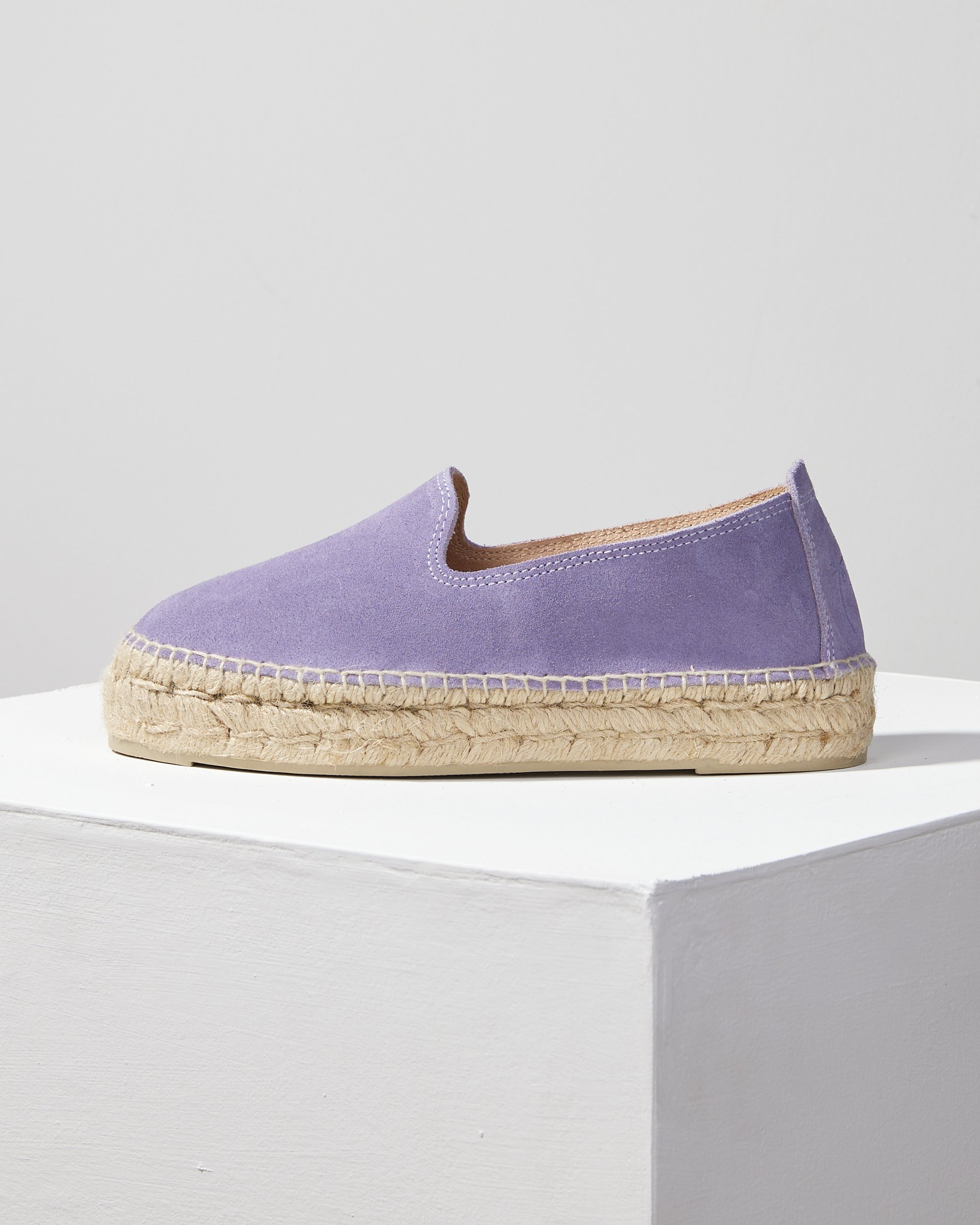 Фиолетовые замшевые эспадрильи - Main image