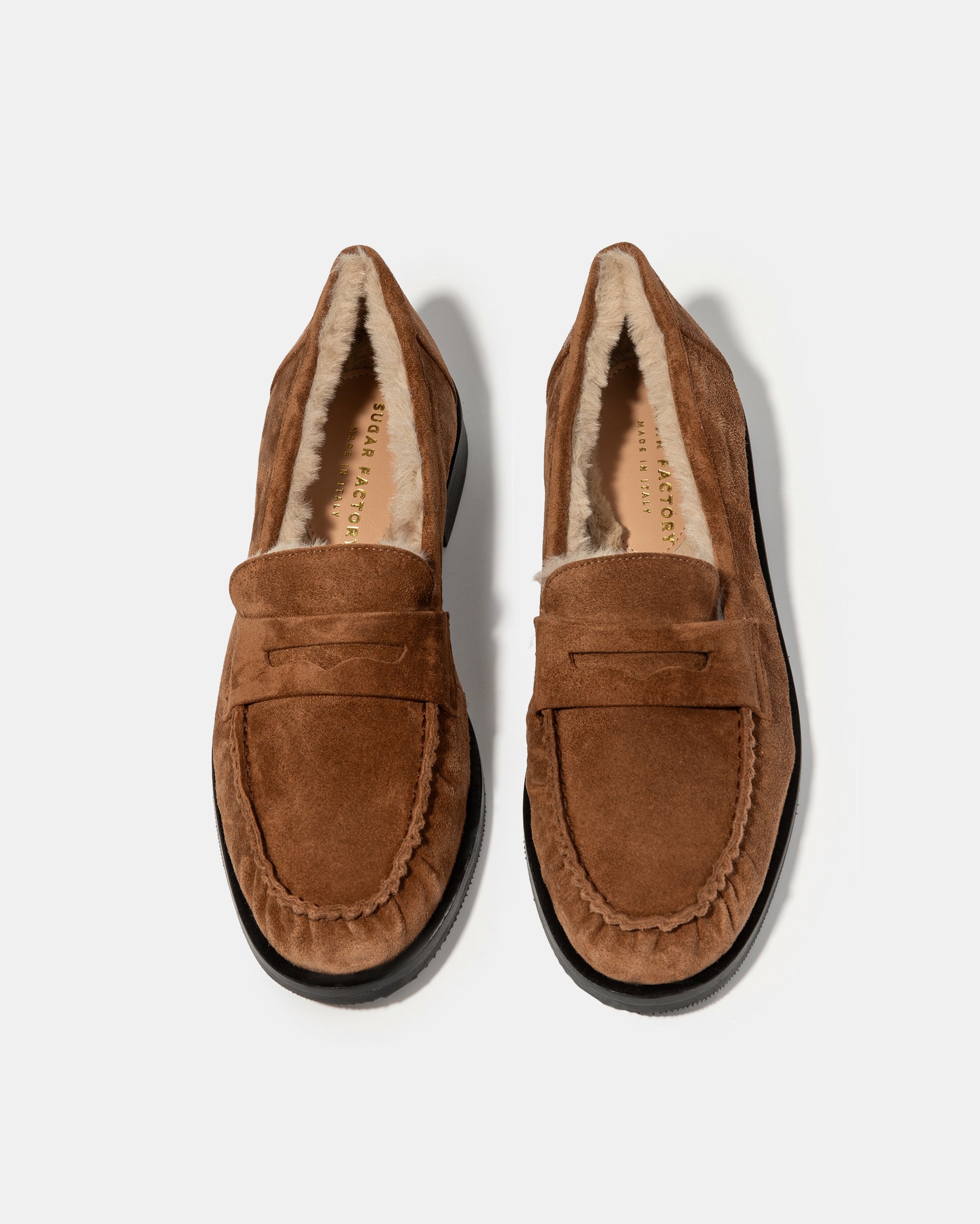 Коричневые замшевые лоферы - Image 3 of 5