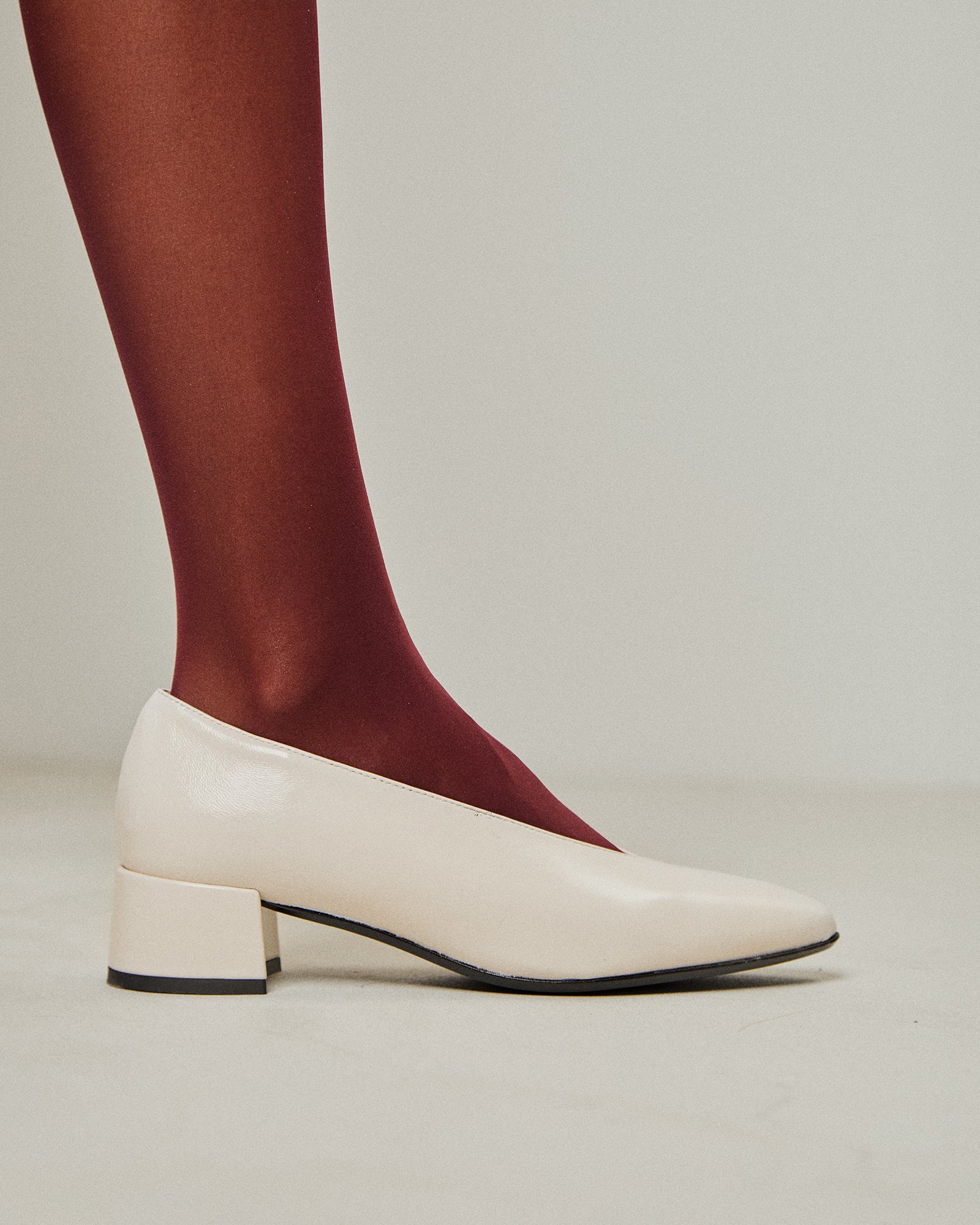 Белые кожаные туфли - Image 5 of 5