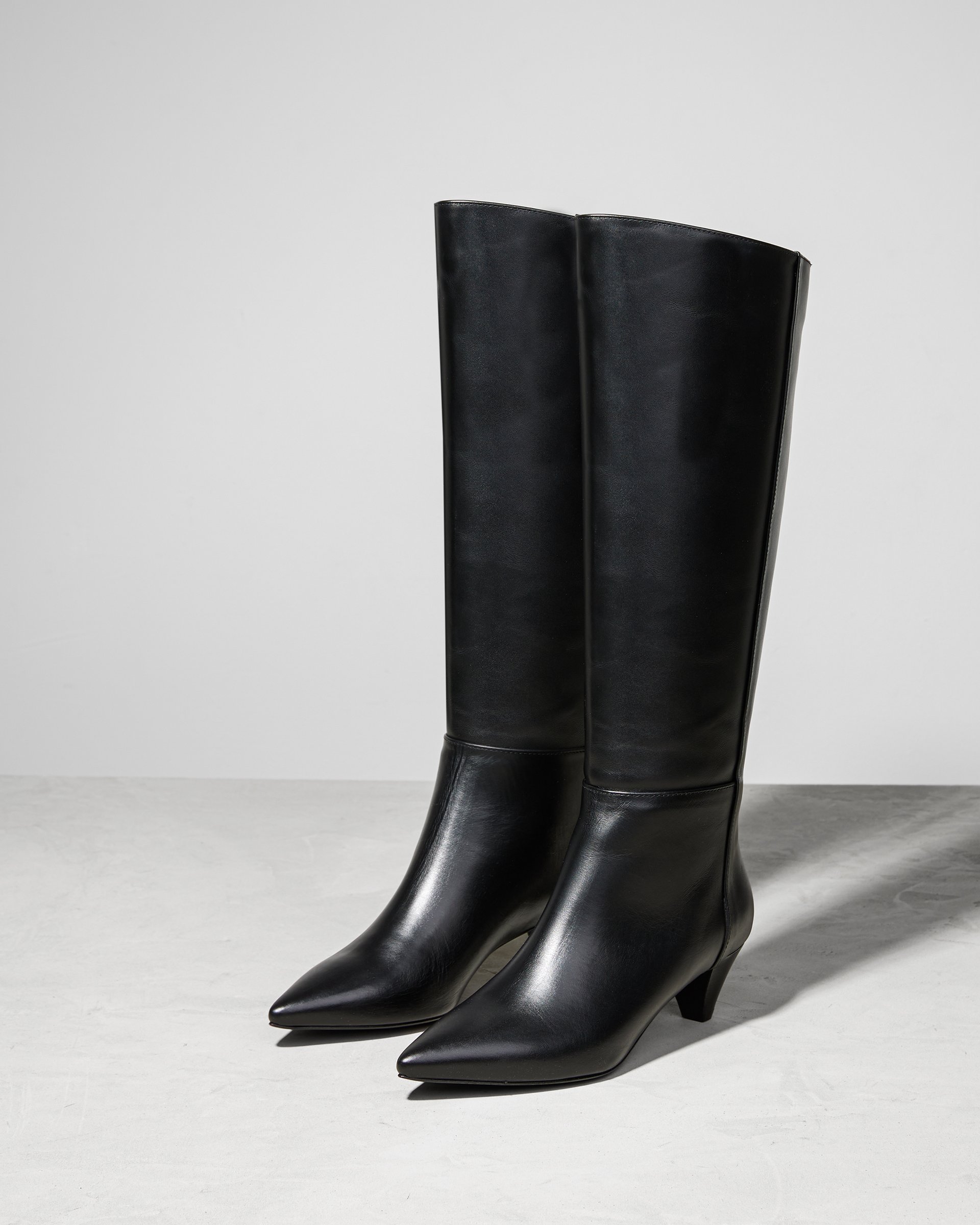 Черные кожаные сапоги - Image 2 of 6