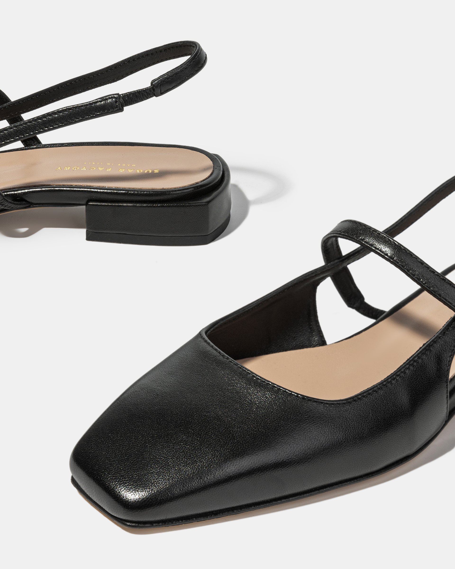 Черные кожаные туфли с ремешками - Image 4 of 4