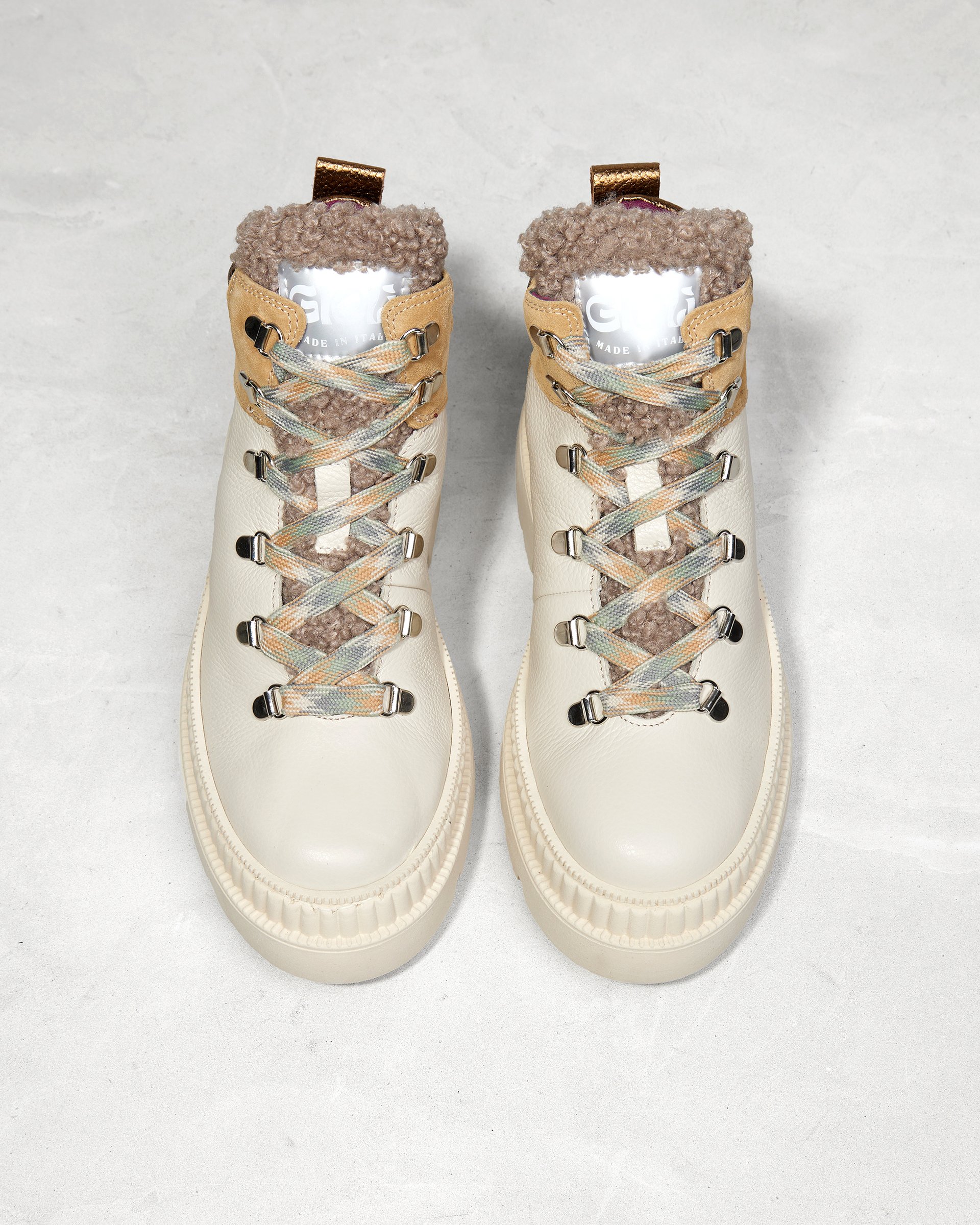 Белые кожаные ботинки - Image 3 of 7