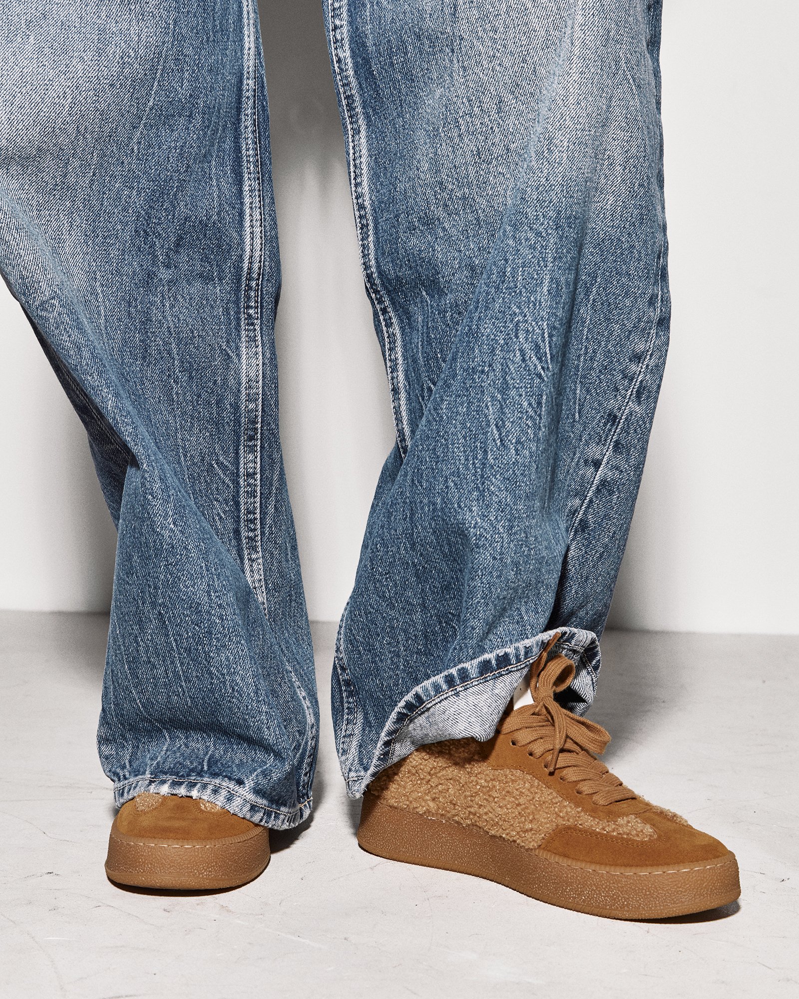 Коричневые замшевые кеды - Image 5 of 5