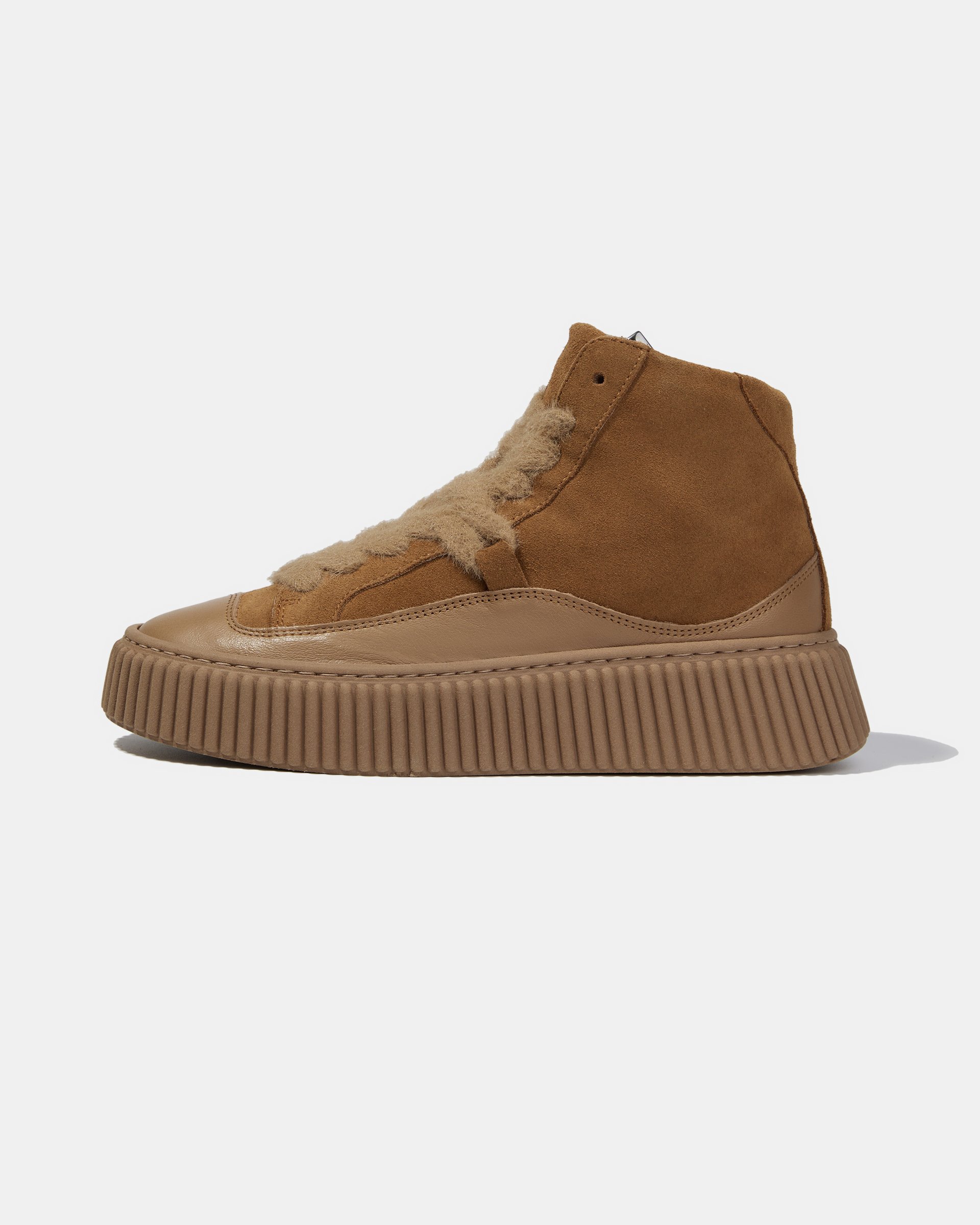 Коричневые замшевые ботинки - Main image