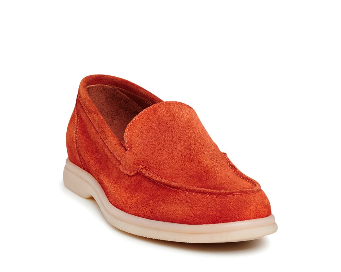 Оранжевые замшевые лоферы - Image 2 of 5