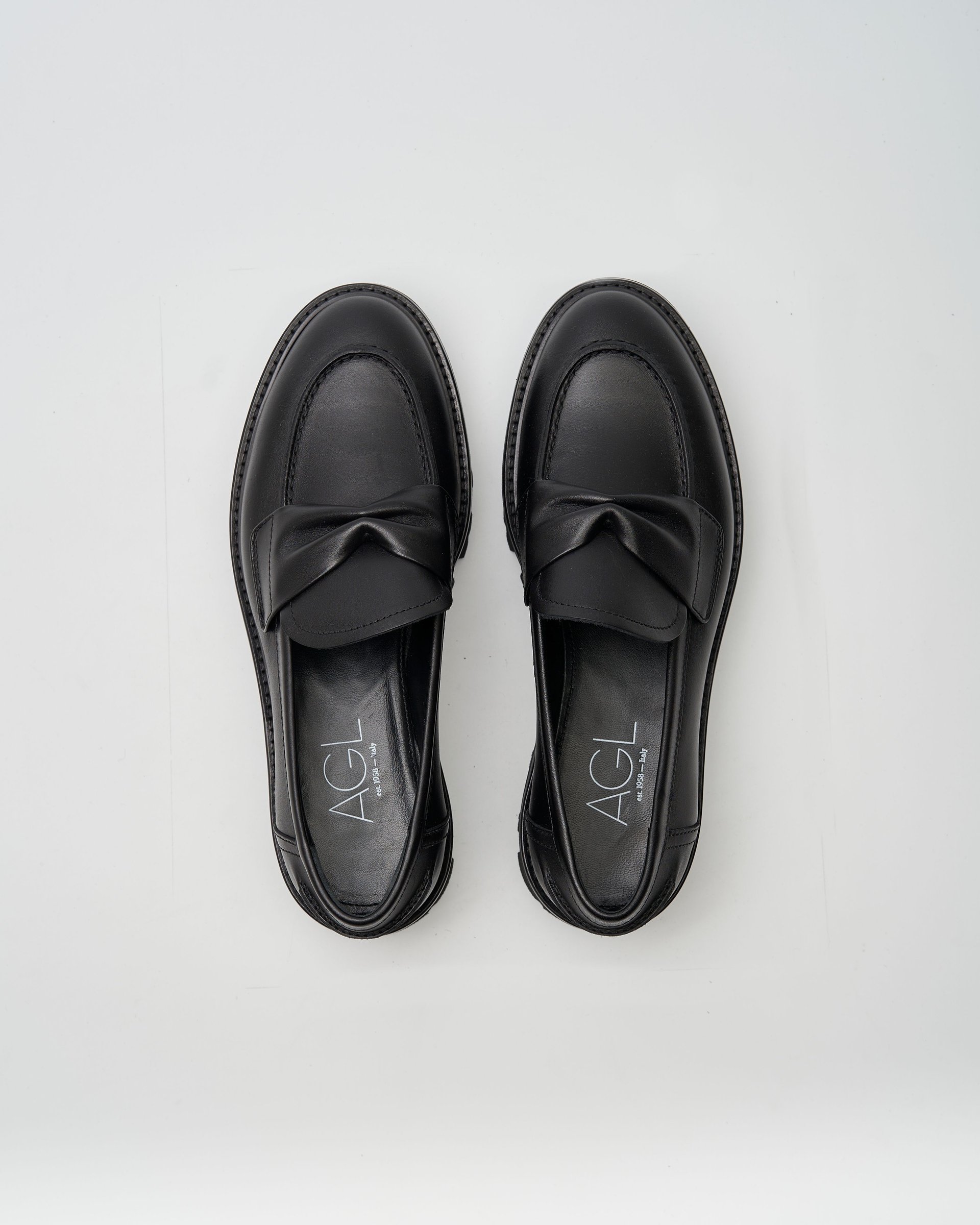 Черные кожаные лоферы - Image 5 of 6