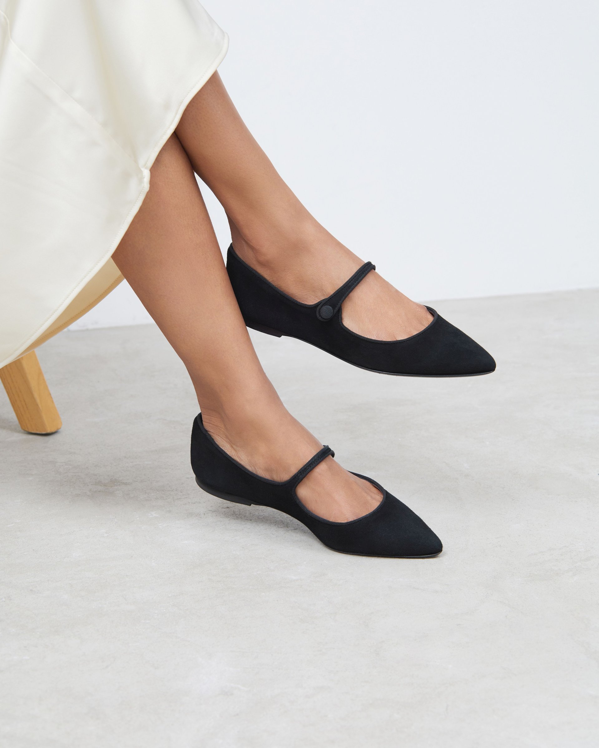 Черные замшевые балетки - Image 5 of 7