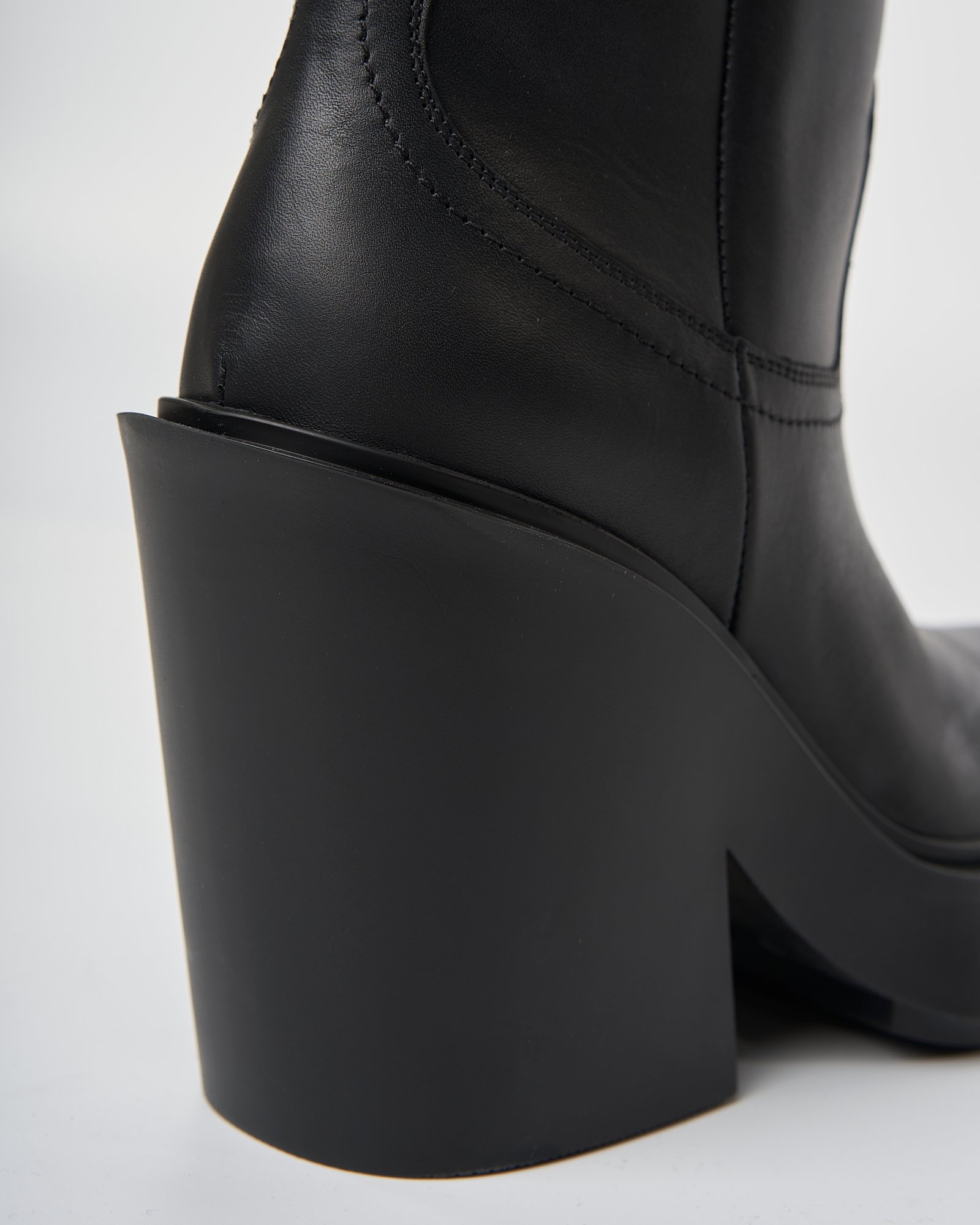 Черные кожаные сапоги - Image 3 of 3