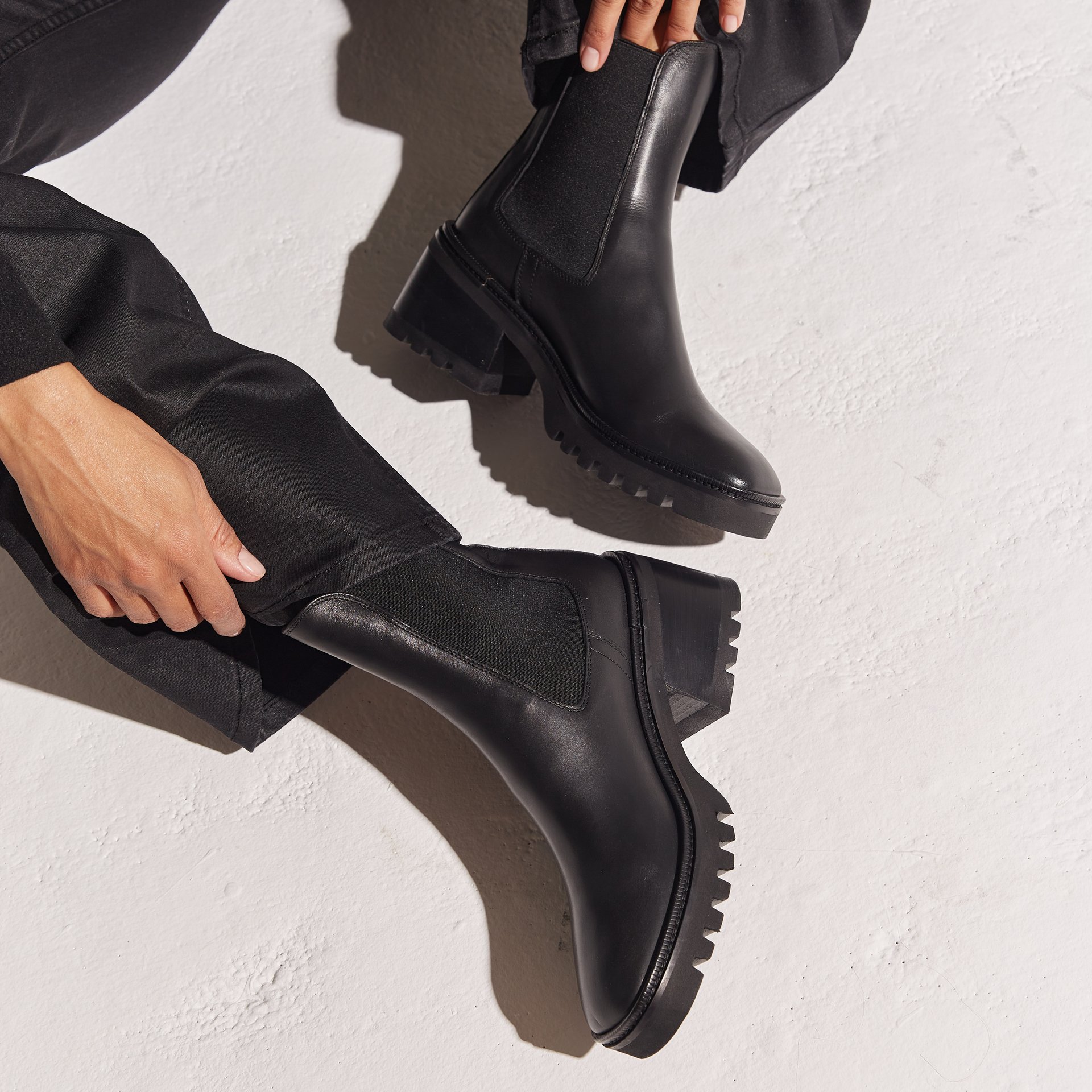 Черные кожаные челси - Image 5 of 5