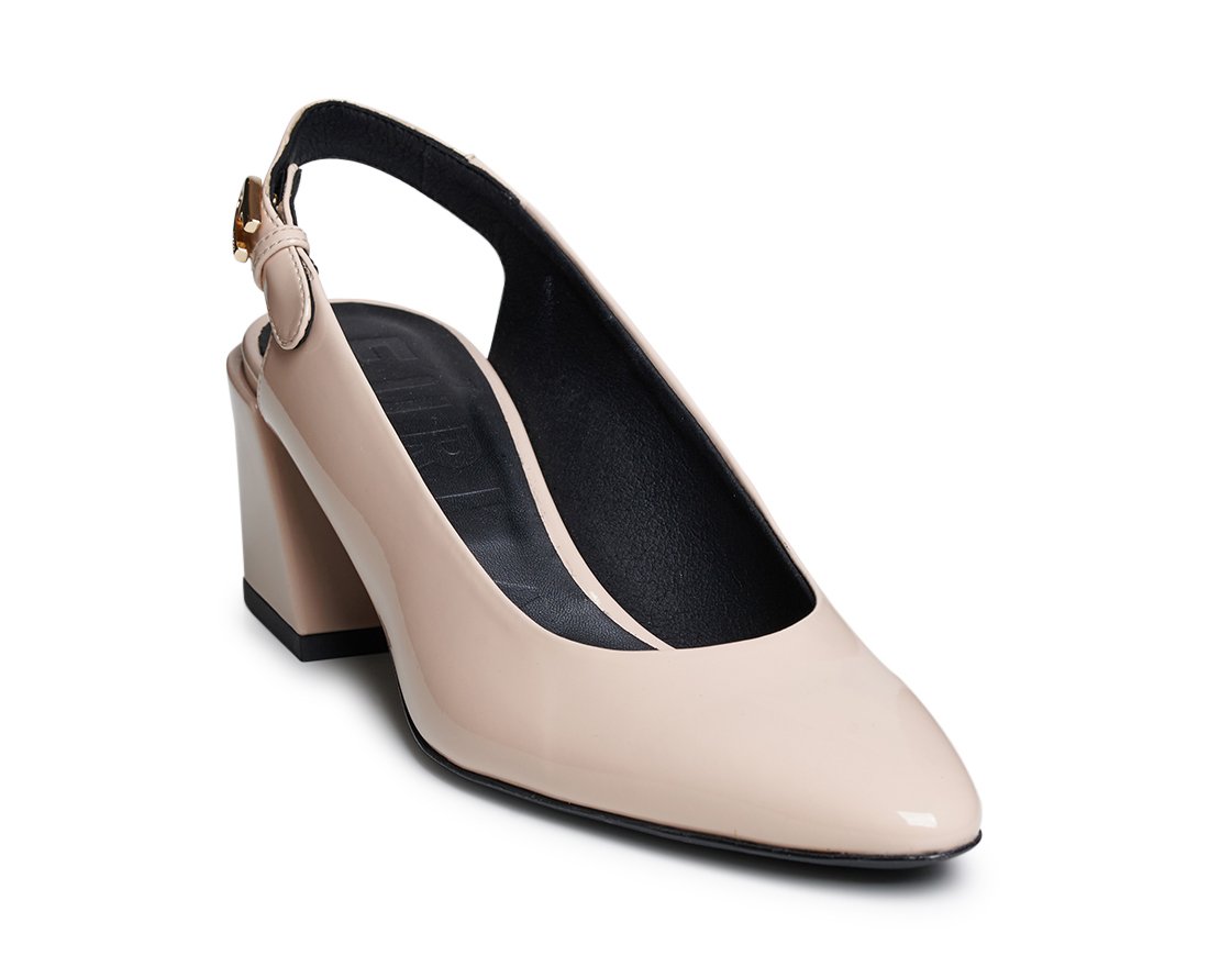 Бежевые кожаные туфли - Image 2 of 5