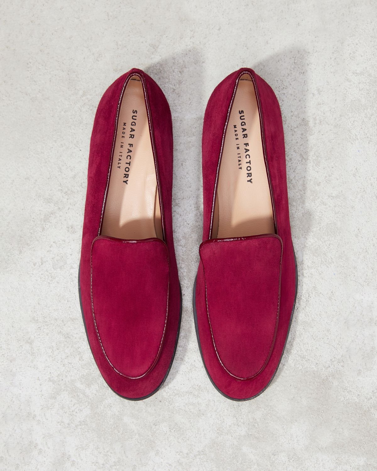 Бордовые замшевые лоферы - Image 4 of 4
