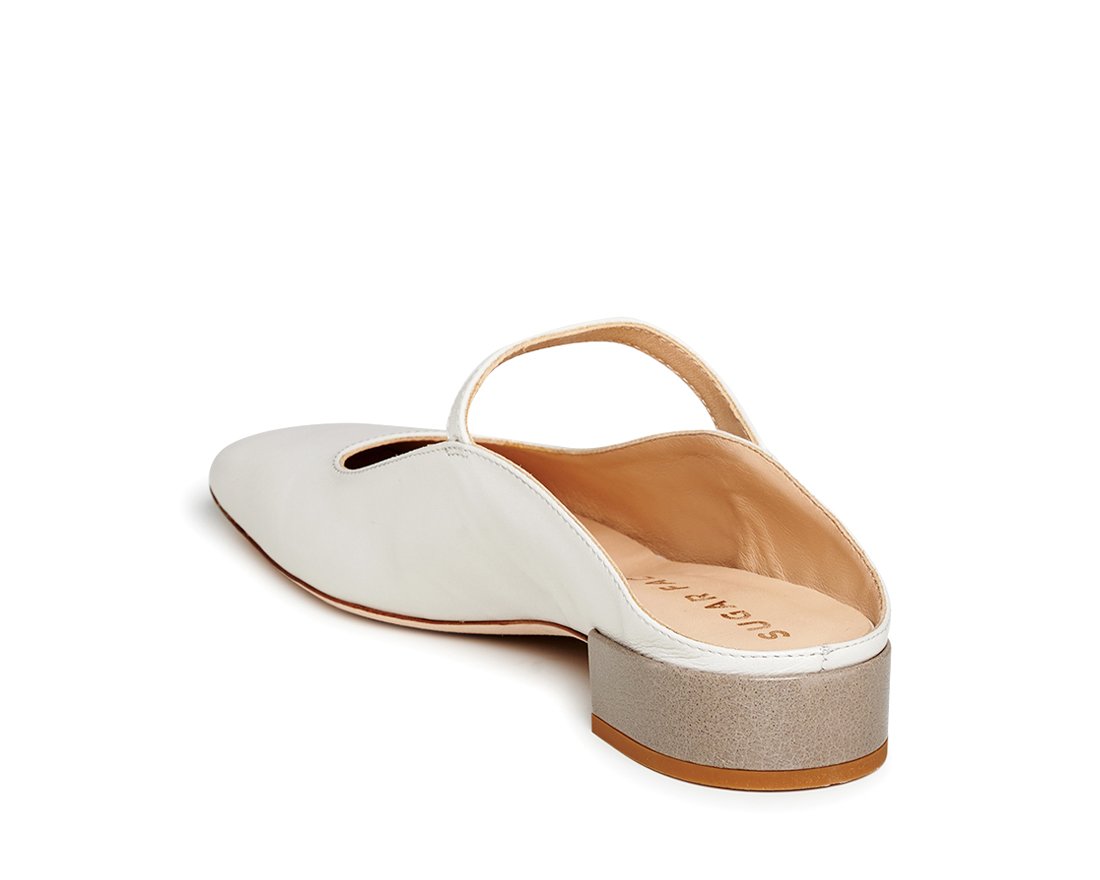 Белые кожаные туфли - Image 3 of 5