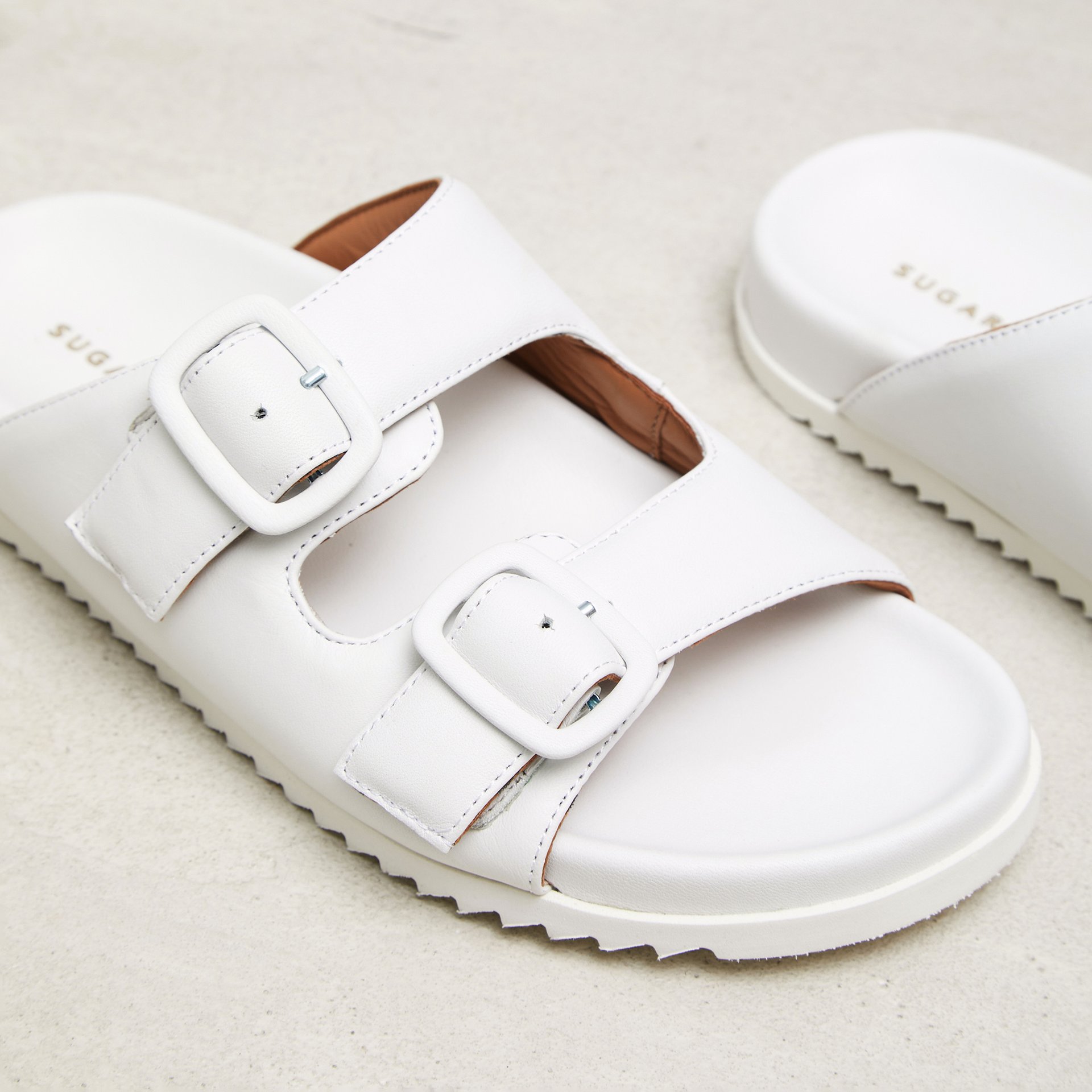 Белые кожаные биркенштоки - Image 3 of 5