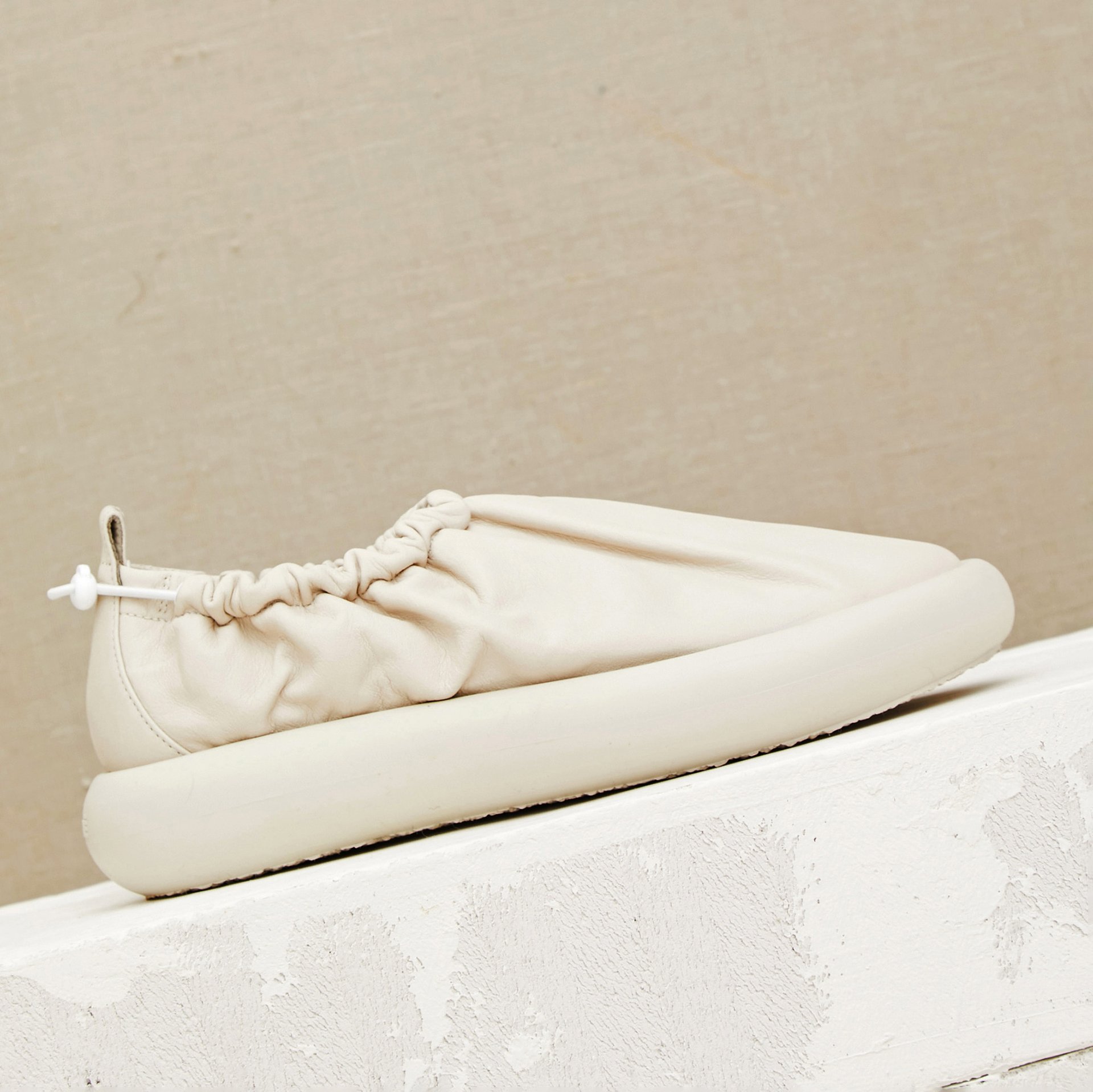 Молочные кожаные кеды - Image 2 of 5