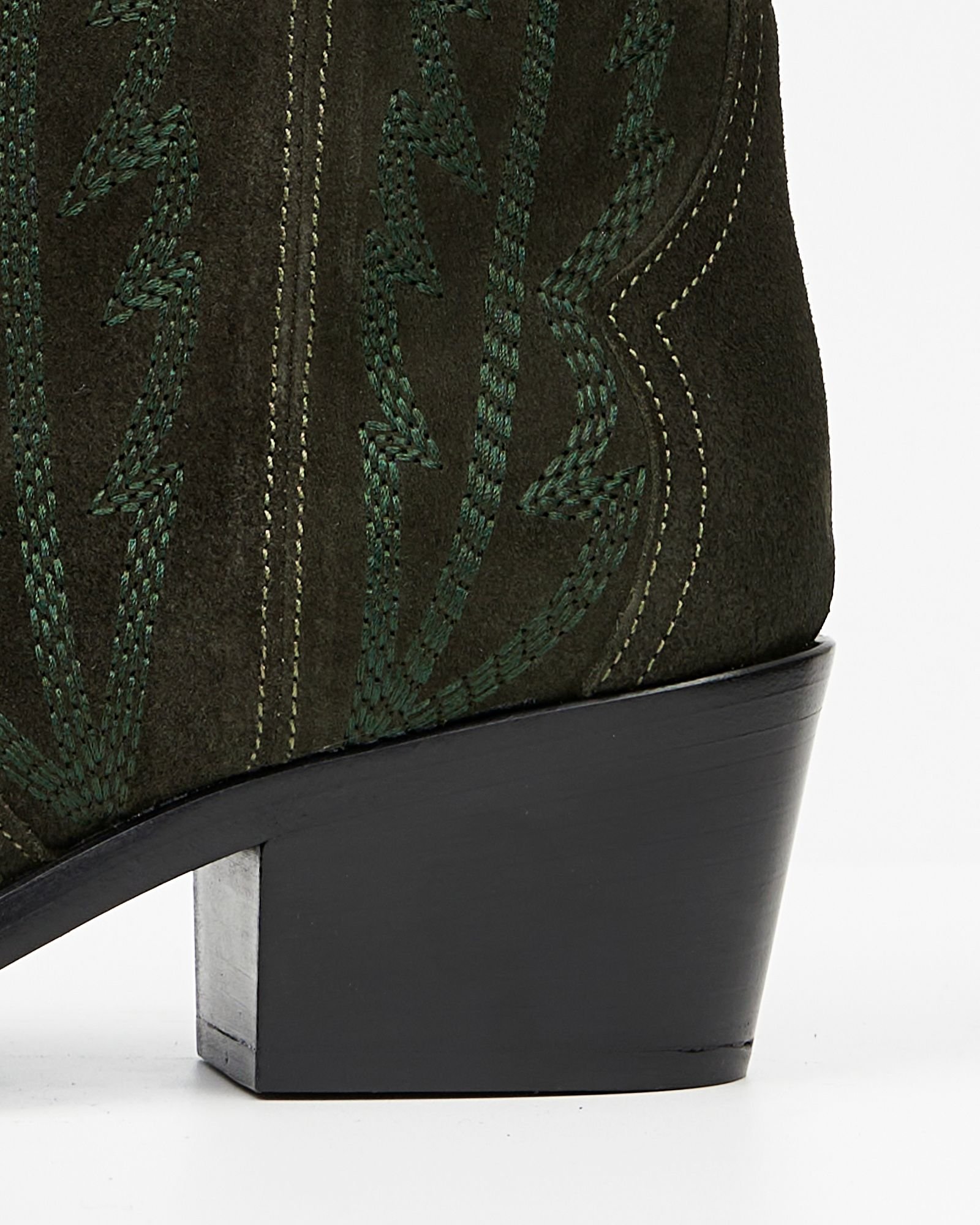 Зеленые замшевые казаки - Image 5 of 5