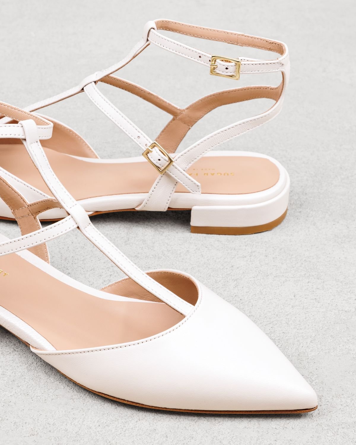 Белые кожаные туфли - Image 4 of 6