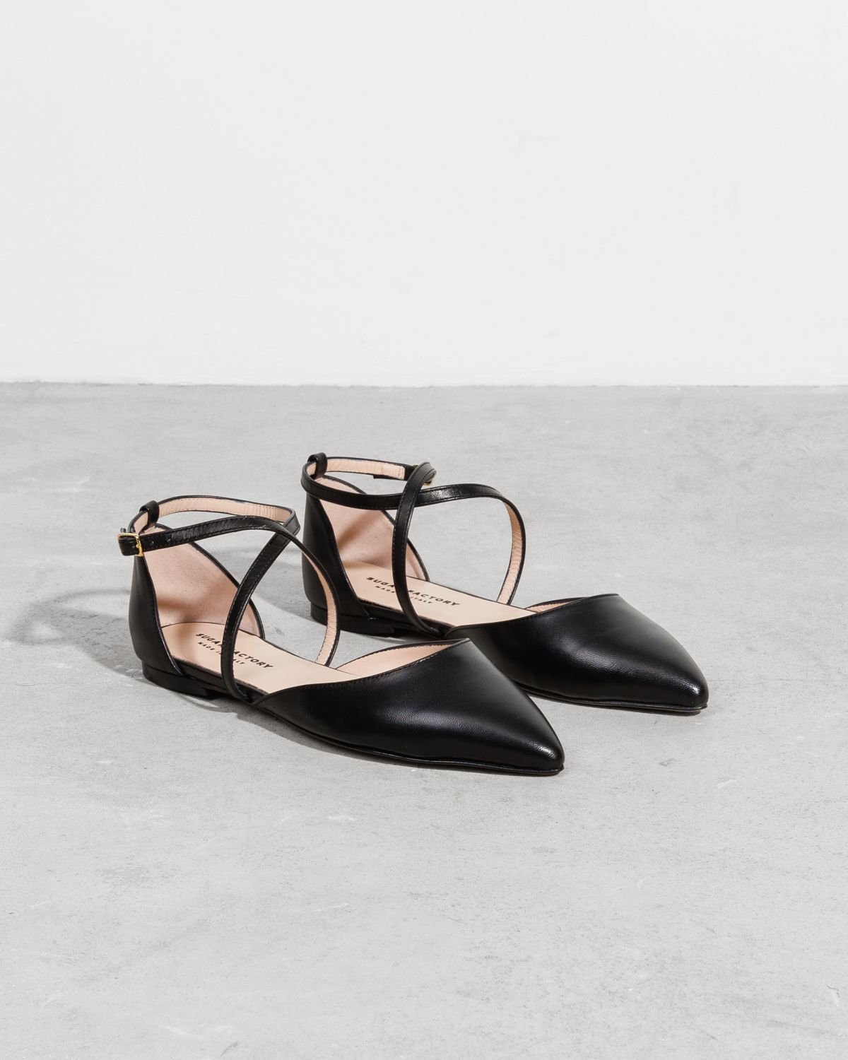 Черные кожаные балетки - Image 3 of 5