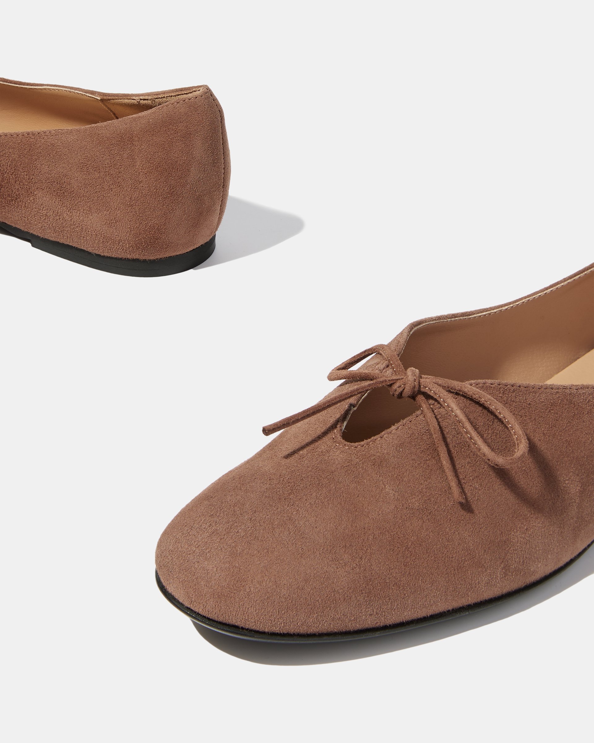 Бежевые замшевые туфли - Image 4 of 5