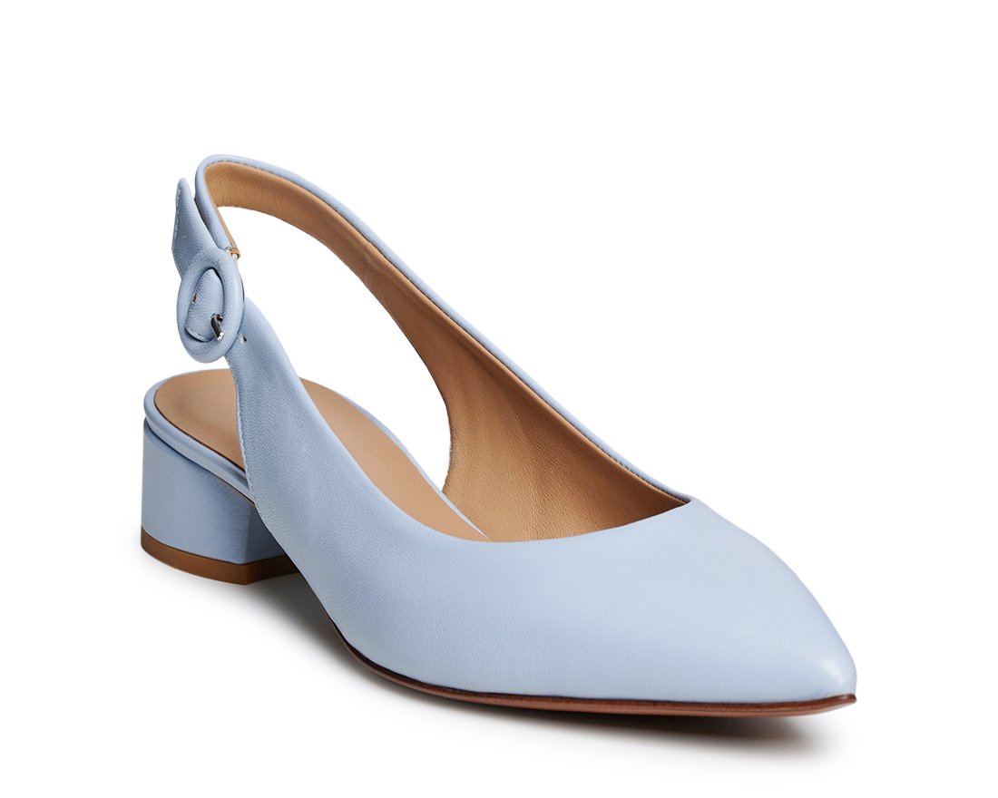 Голубые кожаные туфли - Image 2 of 5