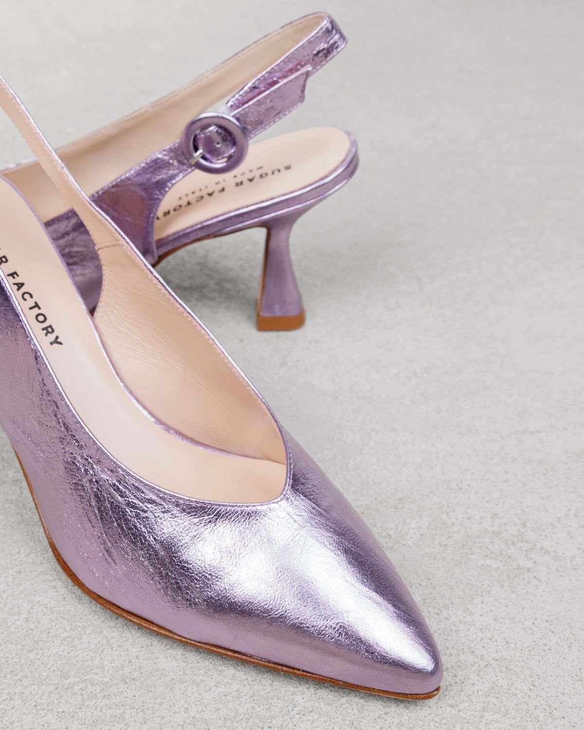 Сиреневые блестящие туфли - Image 4 of 6