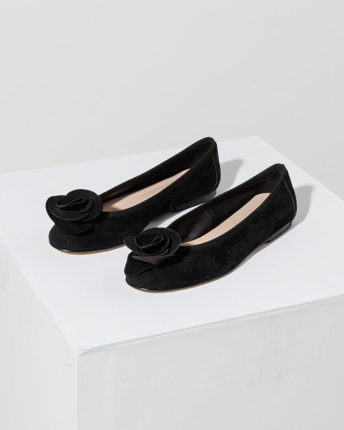 Черные замшевые балетки - Image 3 of 7